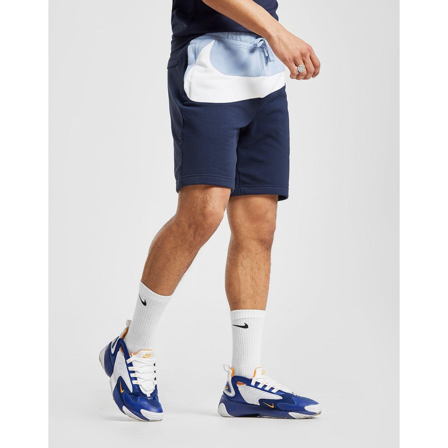 nike swoosh fleece shorts