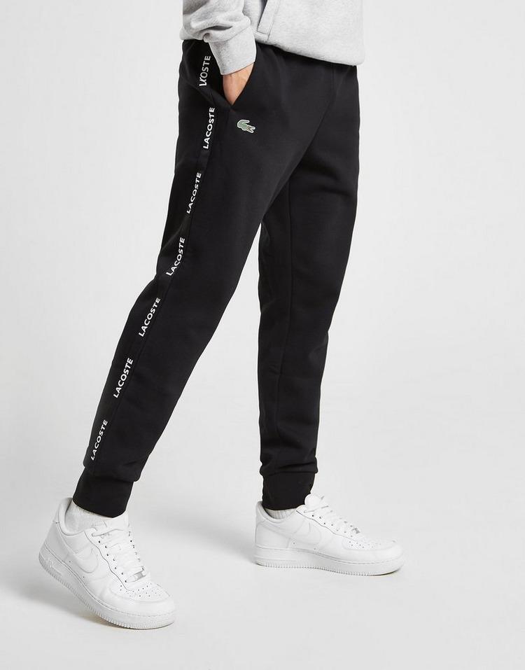lacoste black tracksuit bottoms