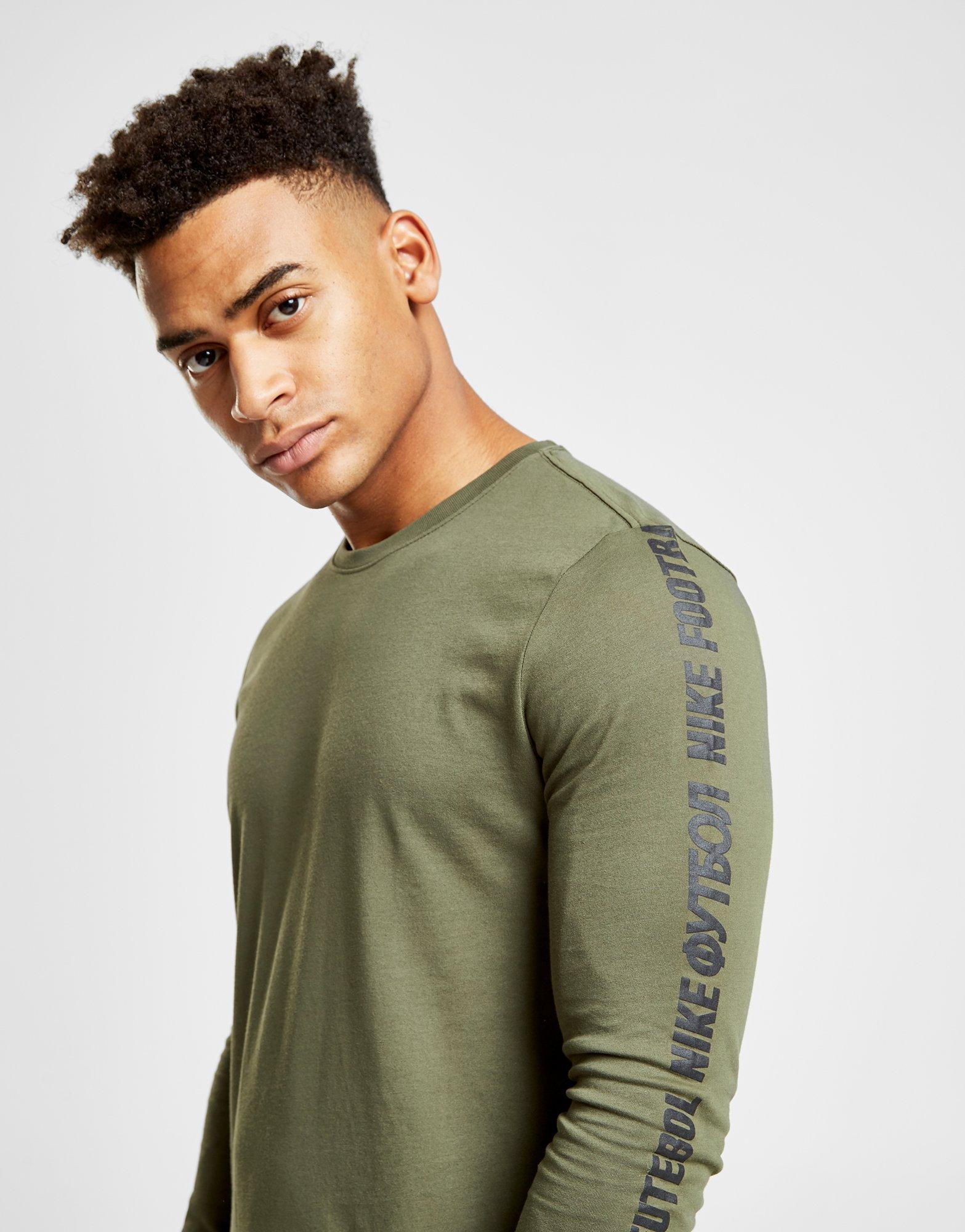 nike fc long sleeve crew