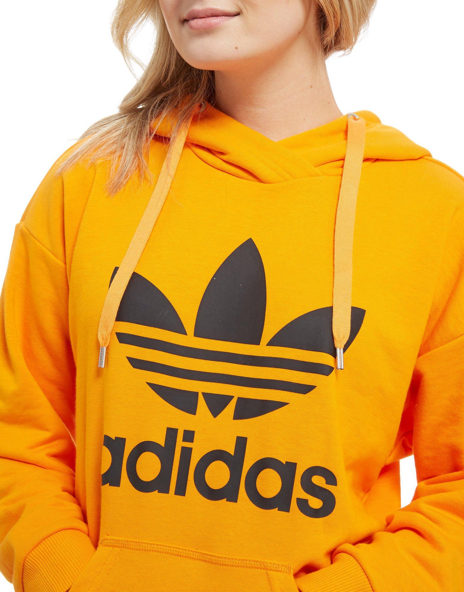 adidas black and orange hoodie