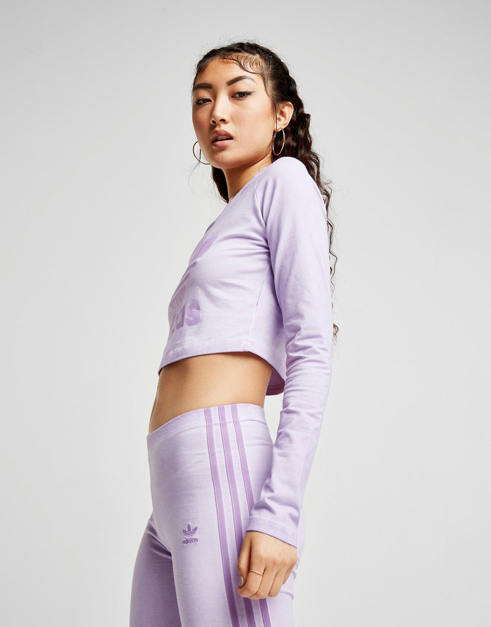 adidas purple long sleeve