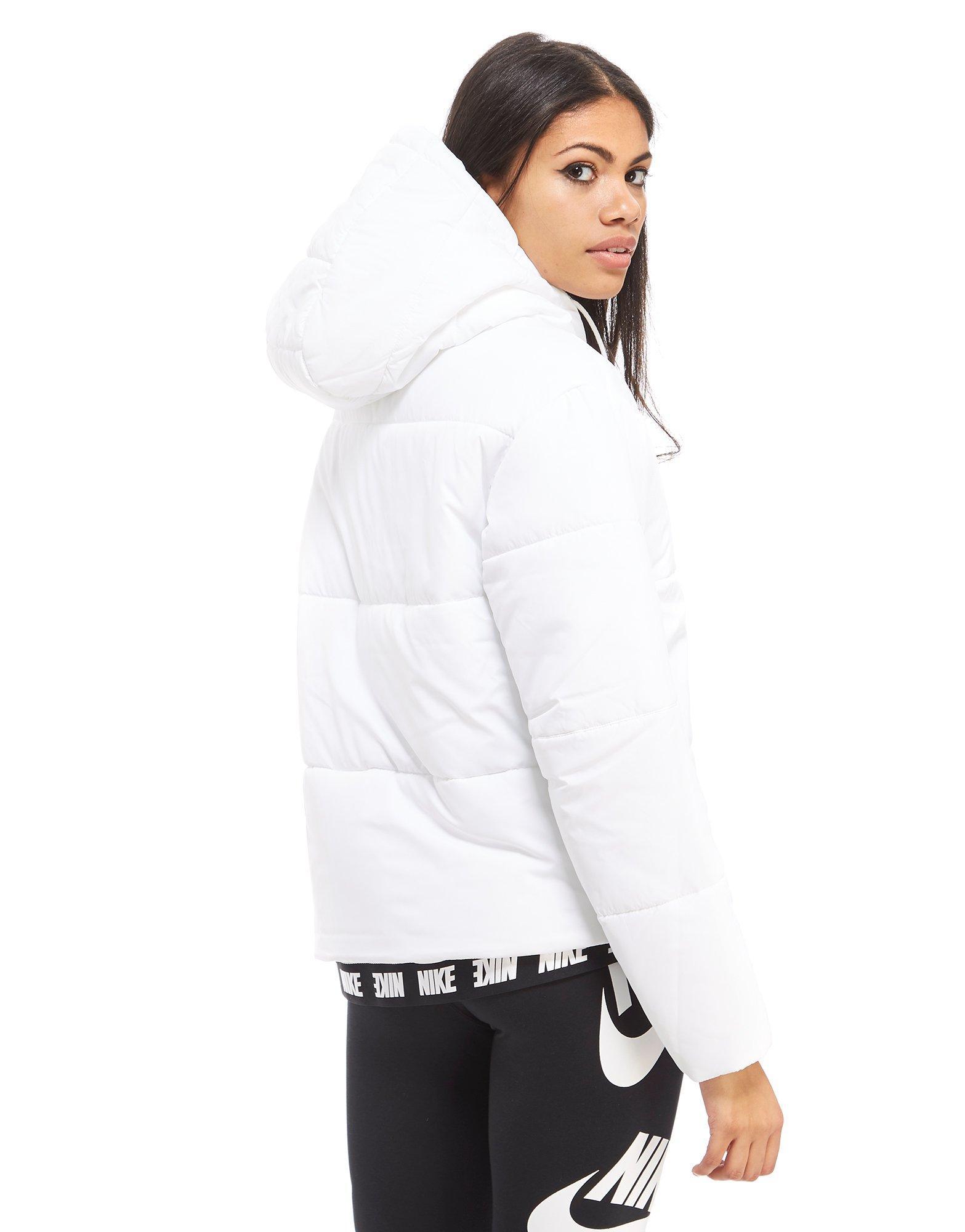 Nike Synthetic Padded Jacket in White 