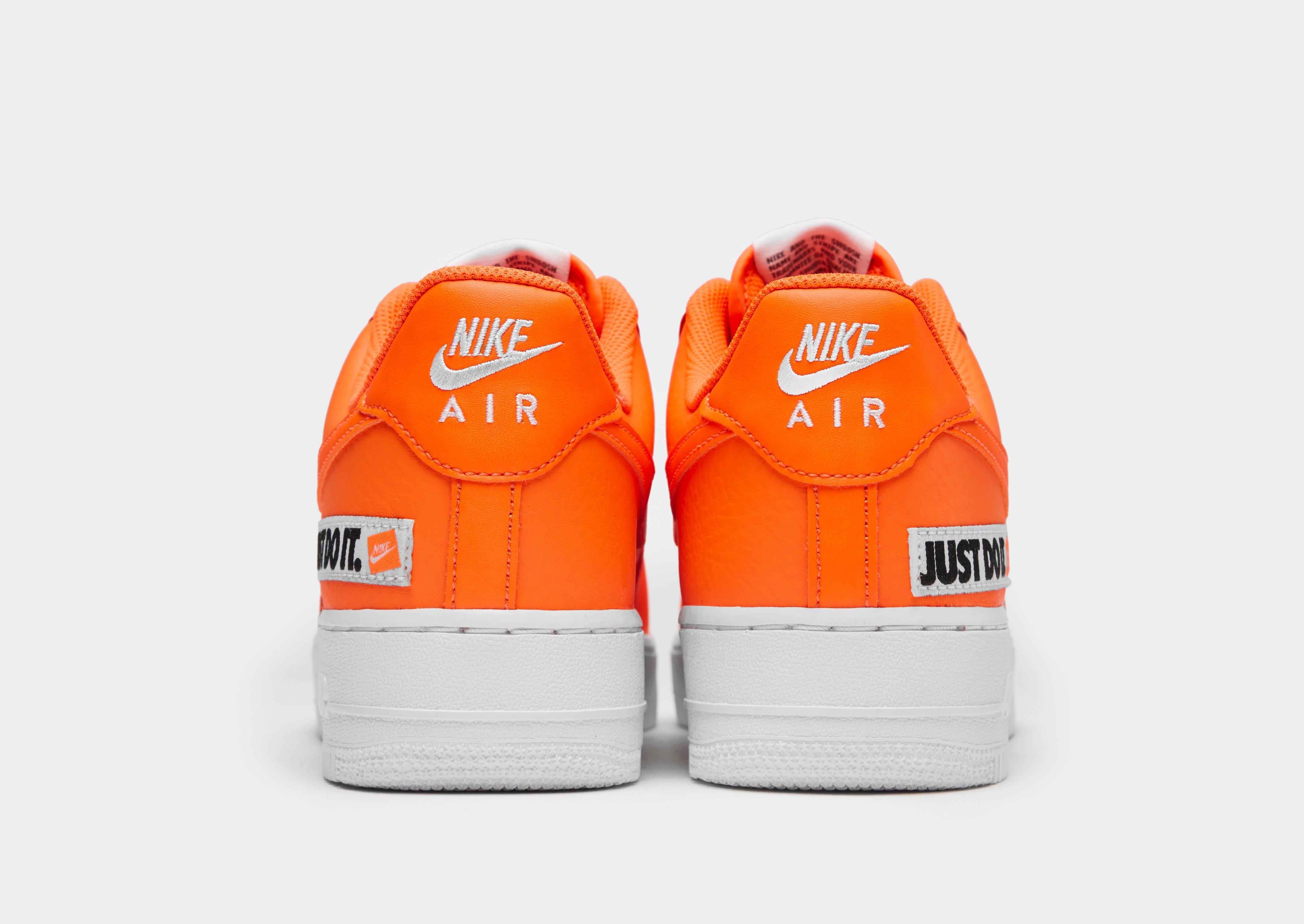 nike air force jdi orange