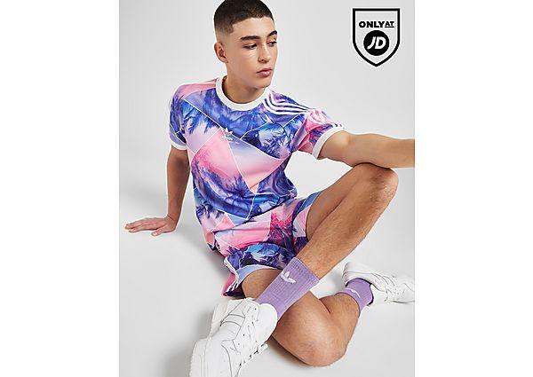 T-Shirt Palm All Over Print adidas Originals pour homme en coloris Noir |  Lyst