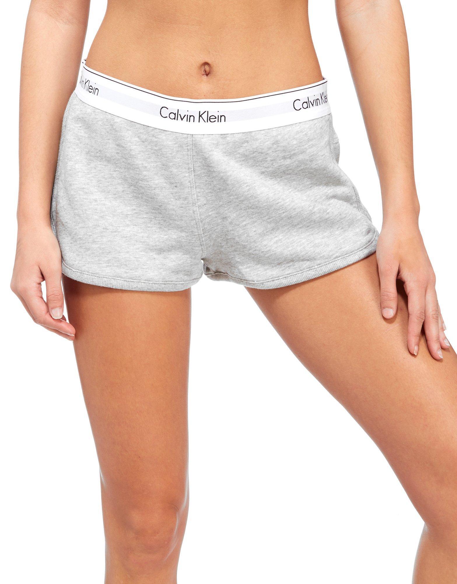 calvin klein modern fleece shorts