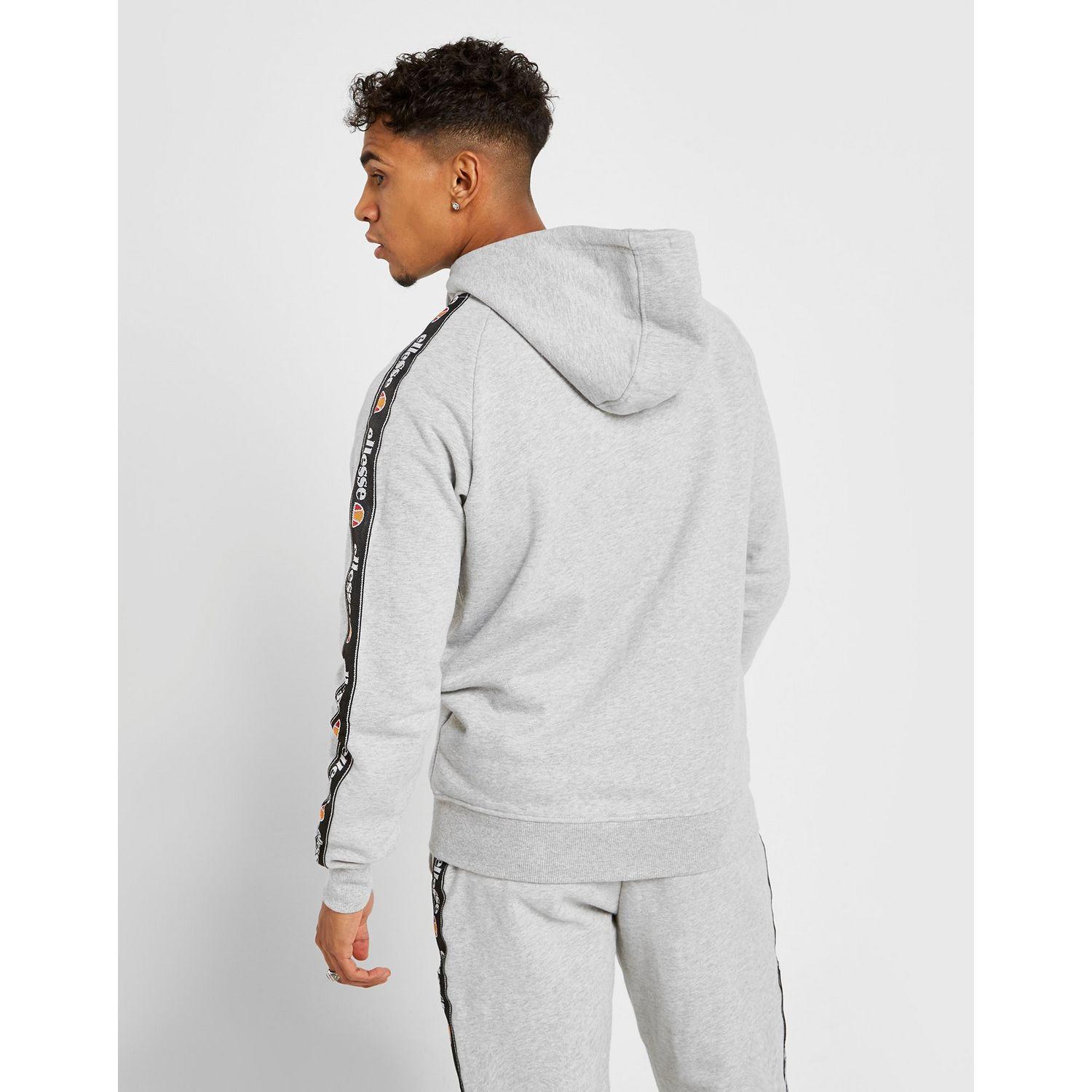 ellesse cooper tape full zip hoodie