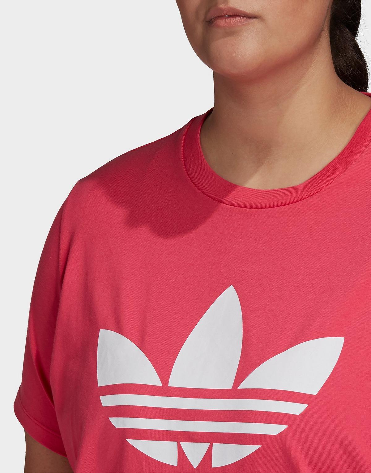 adidas Originals Cotton Trefoil T-shirt in Pink - Lyst