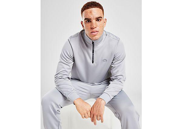 lacoste 1 4 zip black