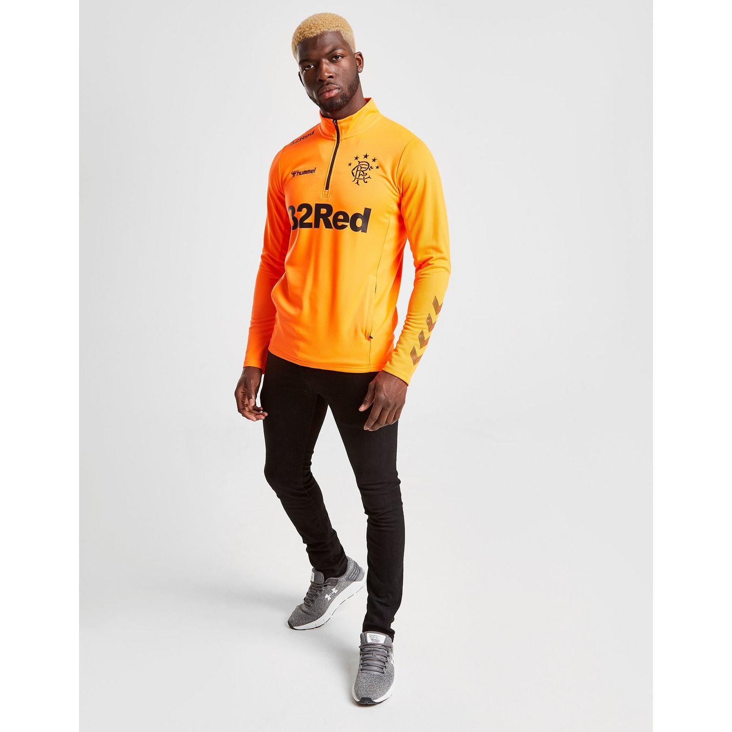 rangers black and orange tracksuit