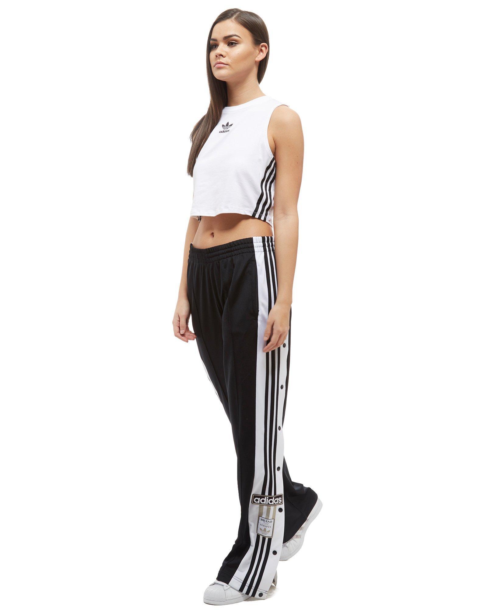 adidas side popper trousers