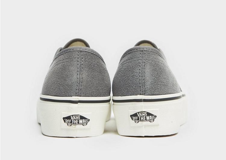 grey platform vans