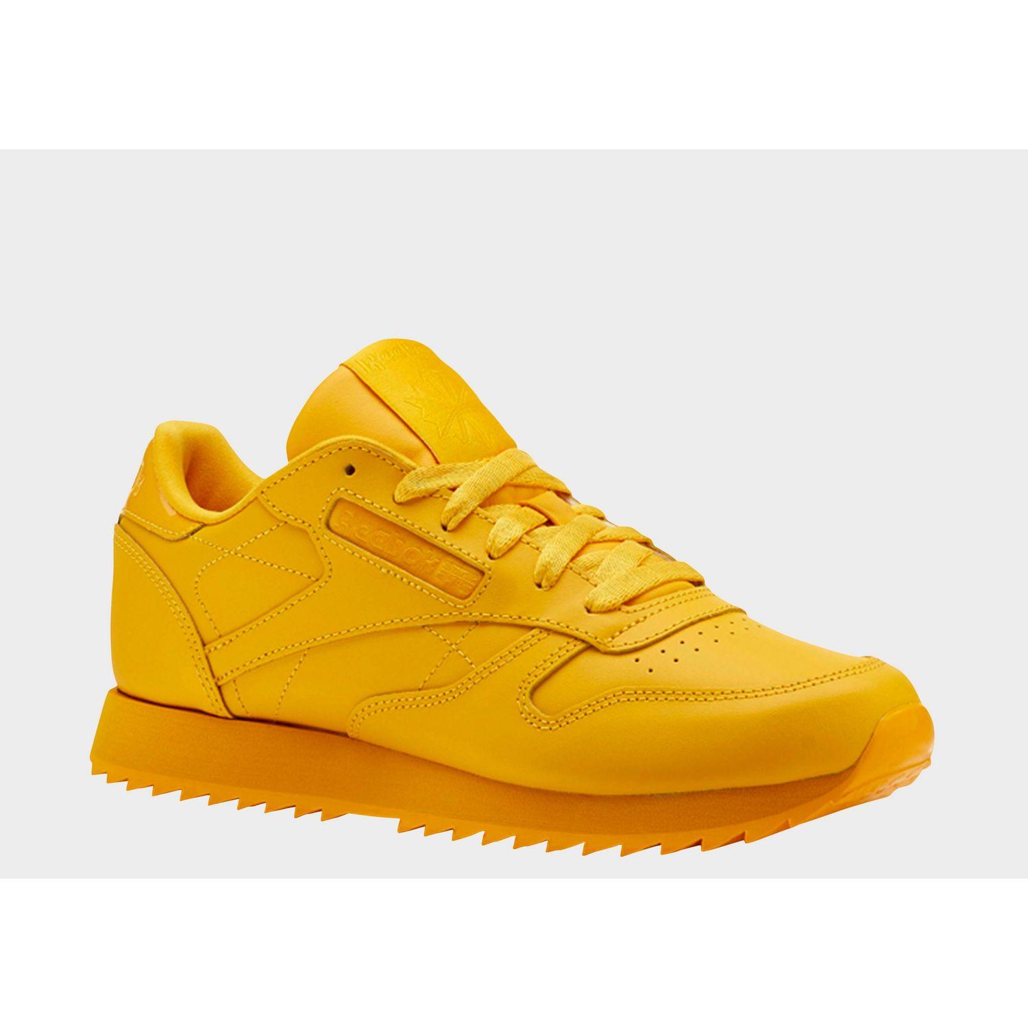 reebok classic leather ripple yellow