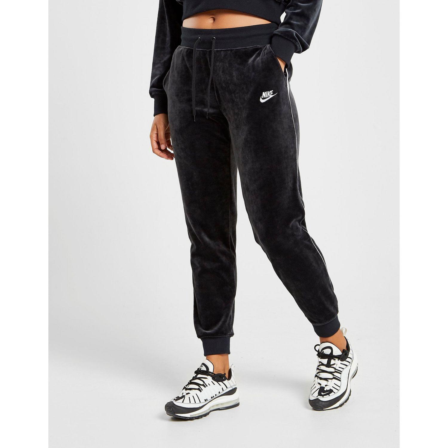nike heritage velvet track pants