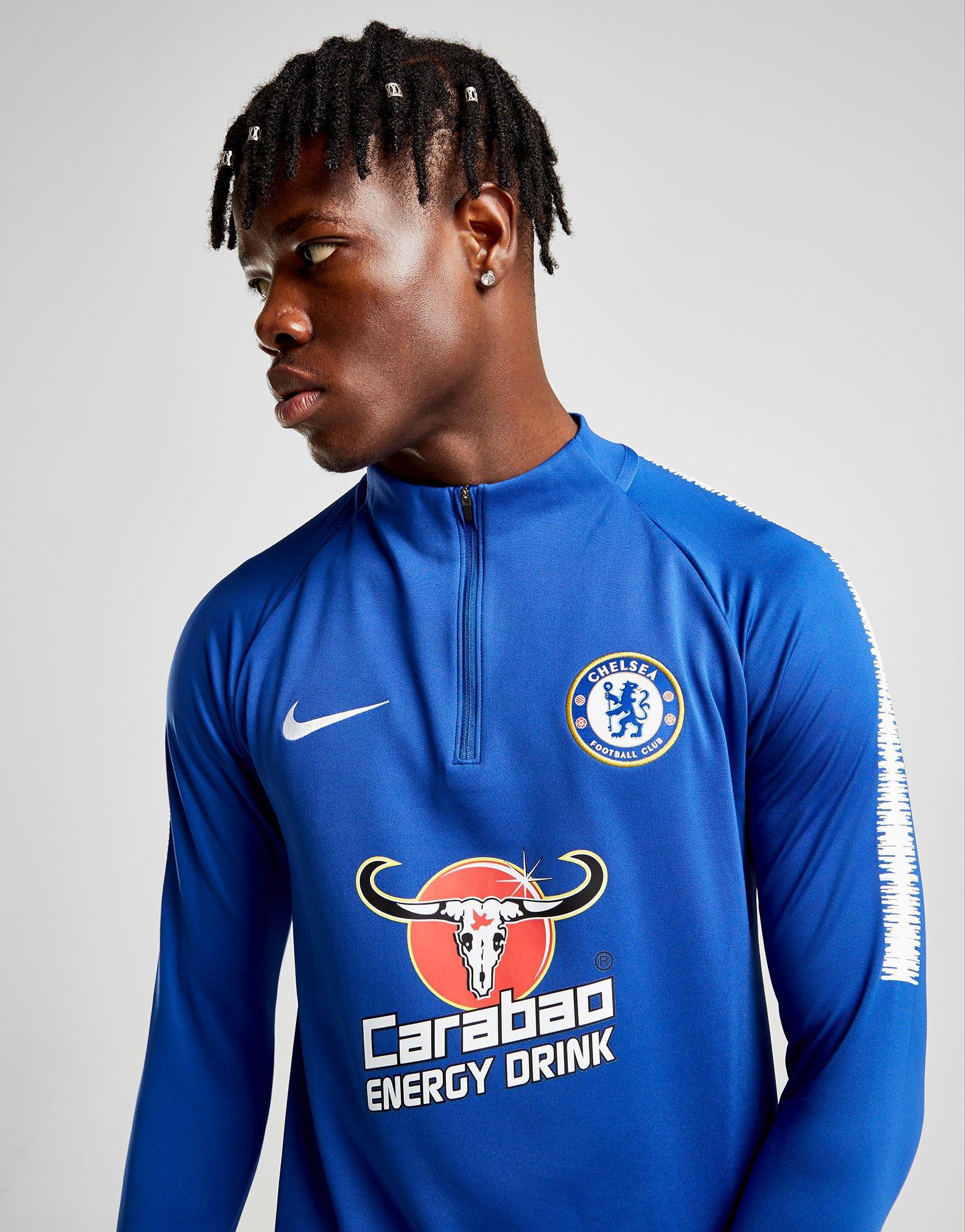 Nike Chelsea Fc 2018/19 Squad Drill Top in Black - Lyst