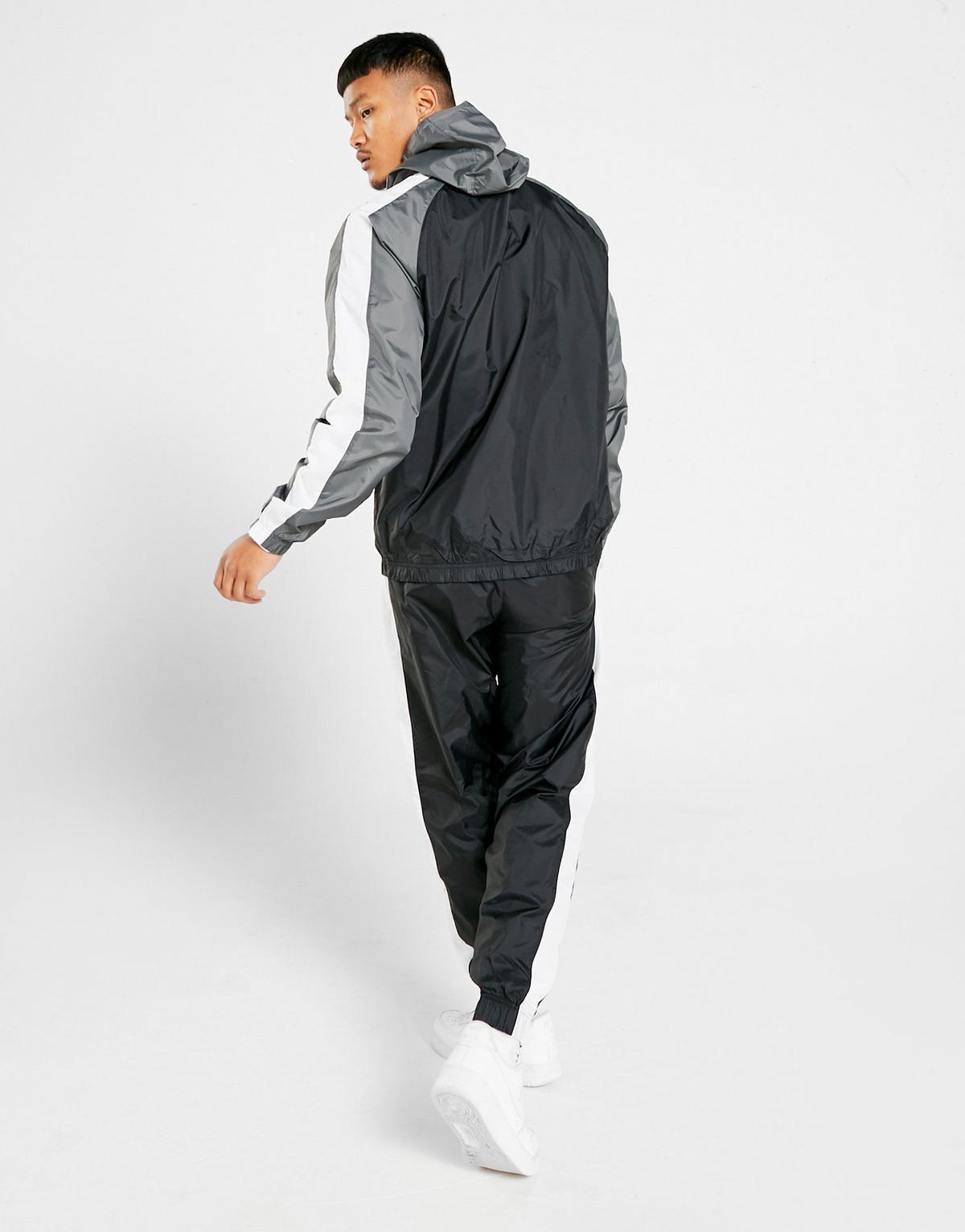 nike hoxton woven tracksuit grey