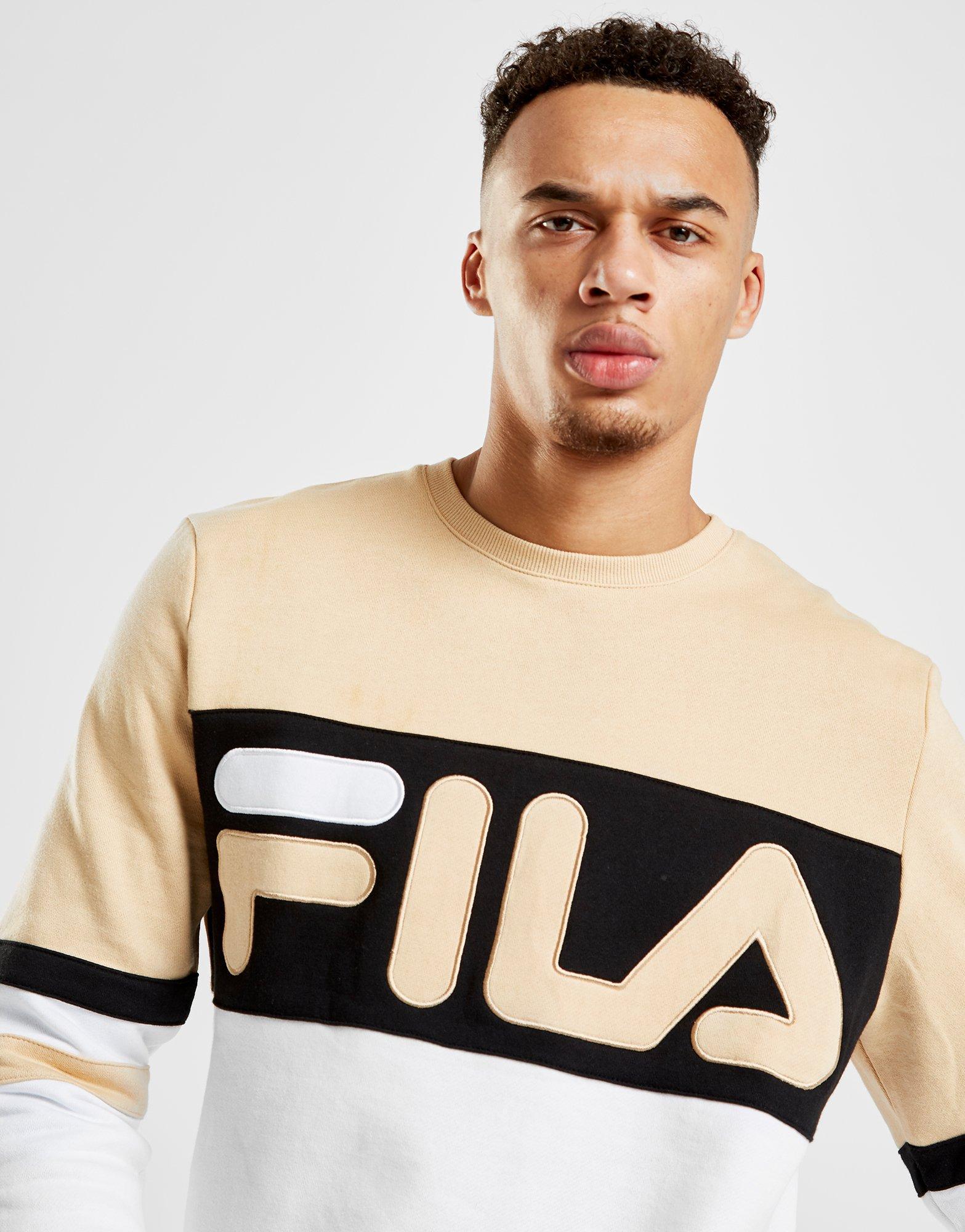 fila beige hoodie