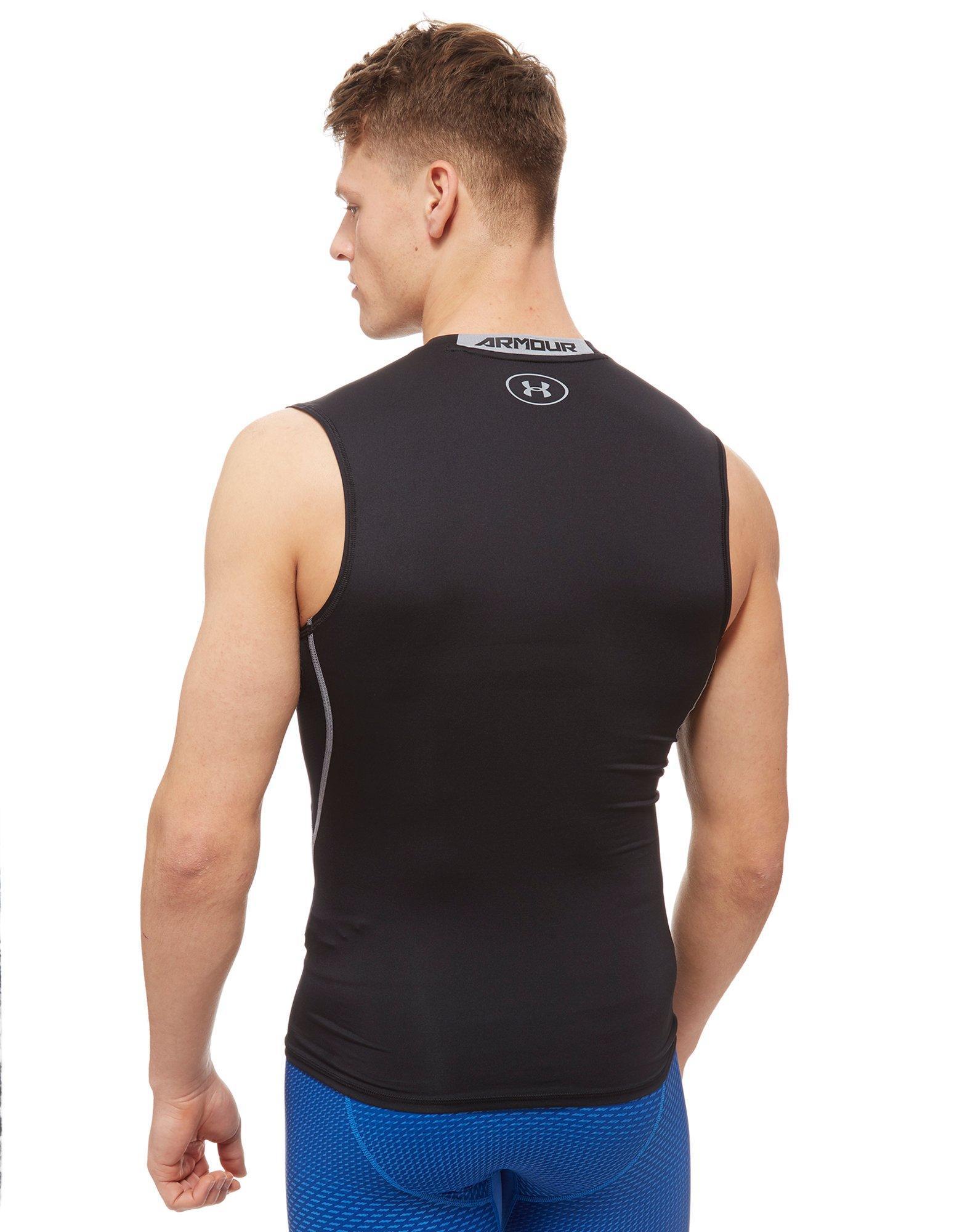 under armour heatgear sleeveless compression shirt