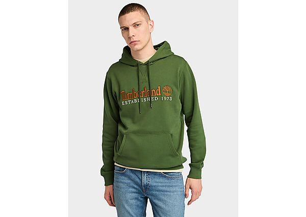 Timberland Embroidery Logo Brush Back Hoodie in Green for Men Lyst UK
