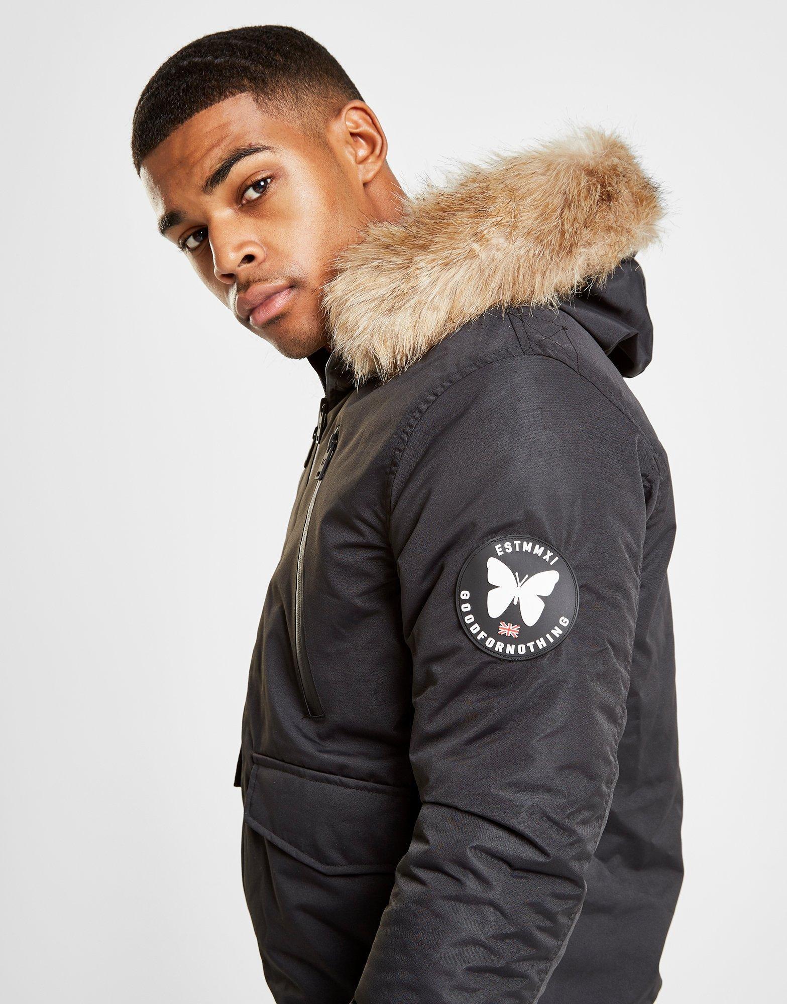 Good for nothing short parka Clearance