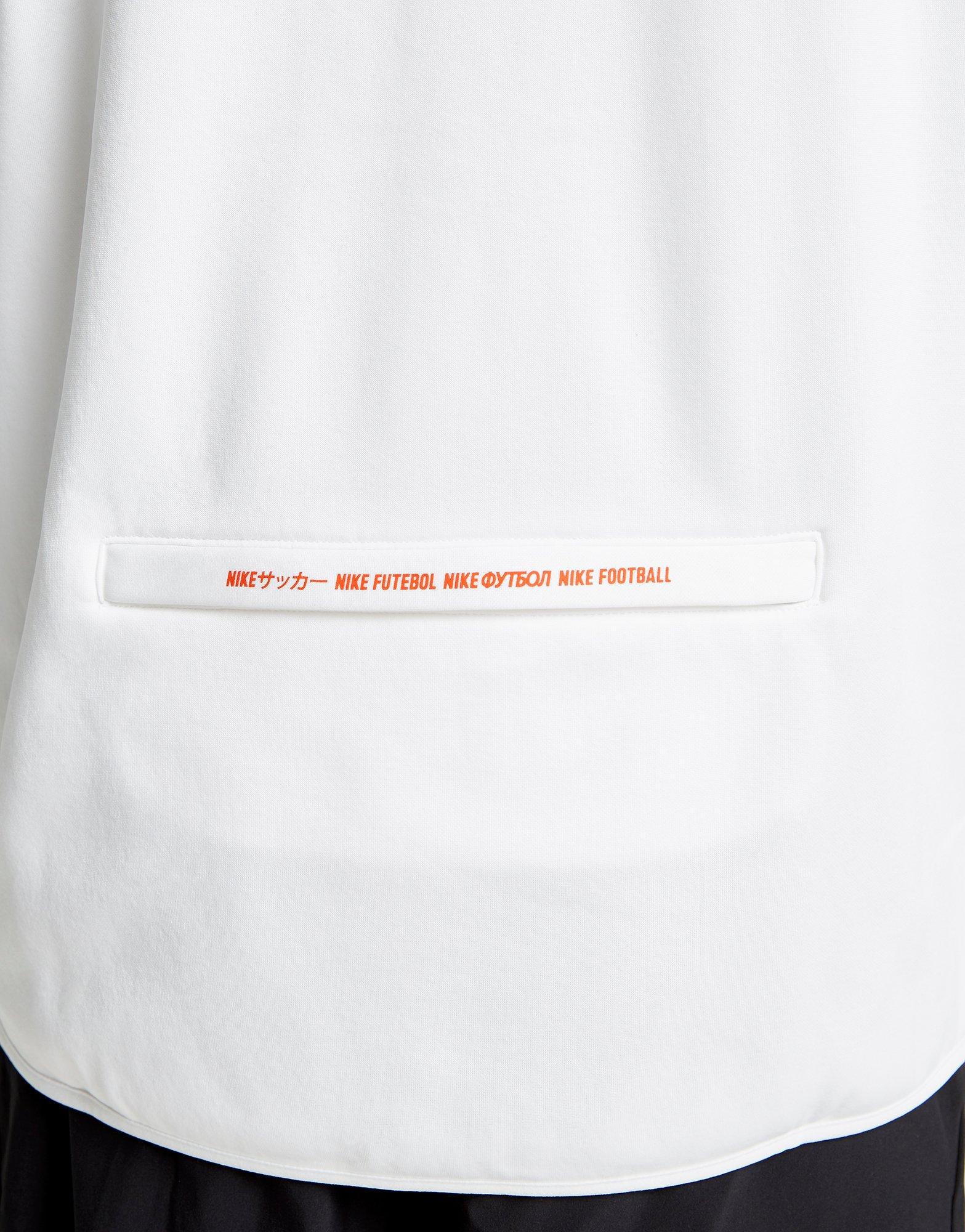 nike fc woven overlay hoodie