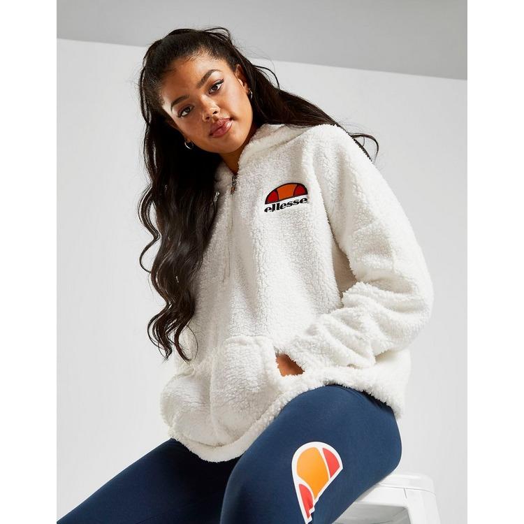 ellesse pink fluffy hoodie