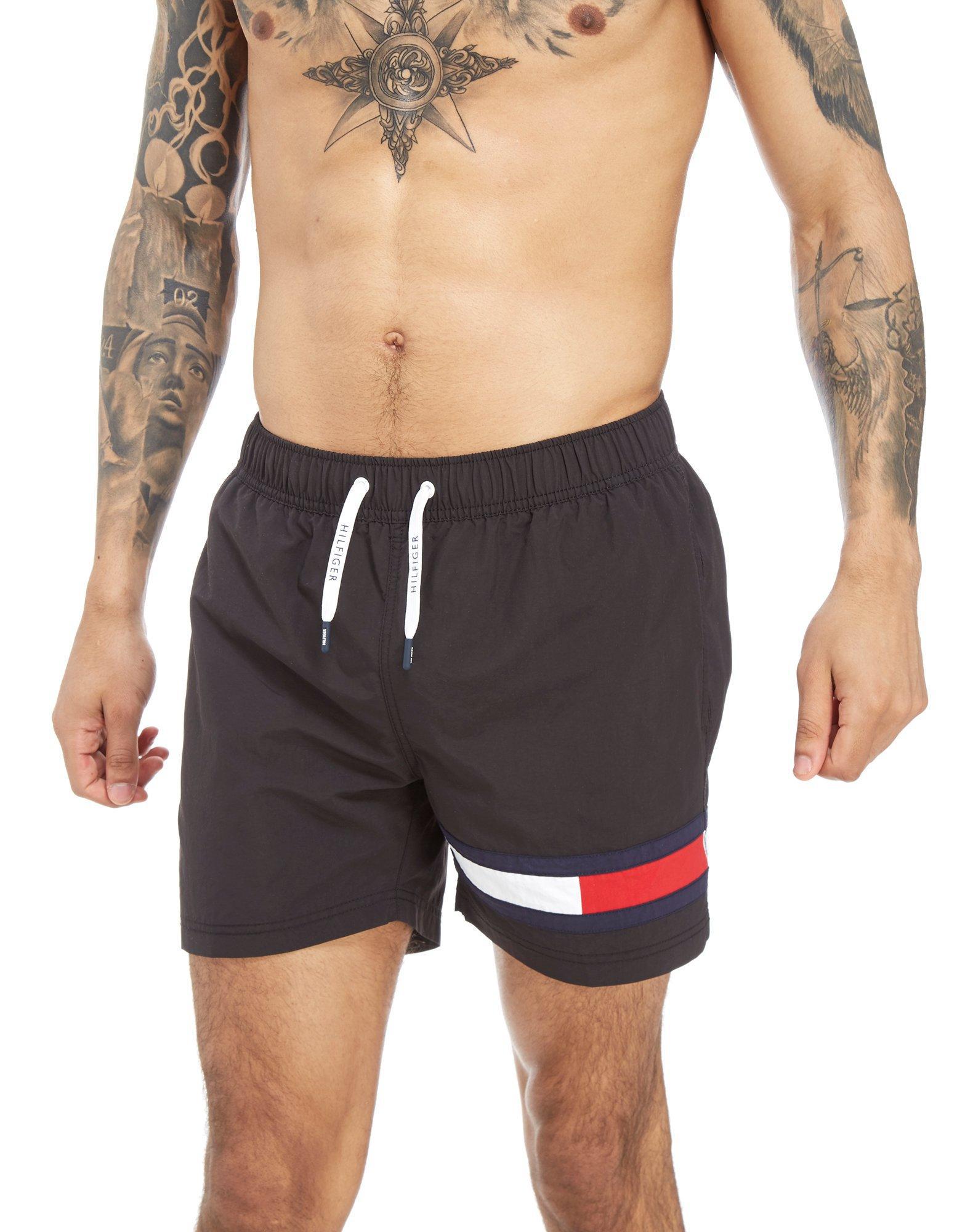 tommy hilfiger swim shorts black