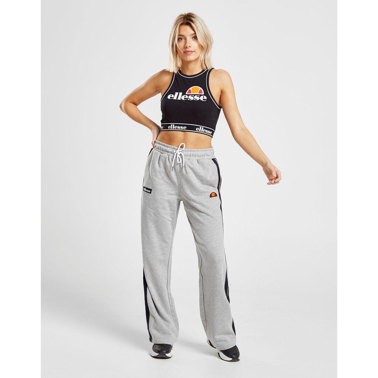 Ellesse Cotton Piping Wide Pants in 