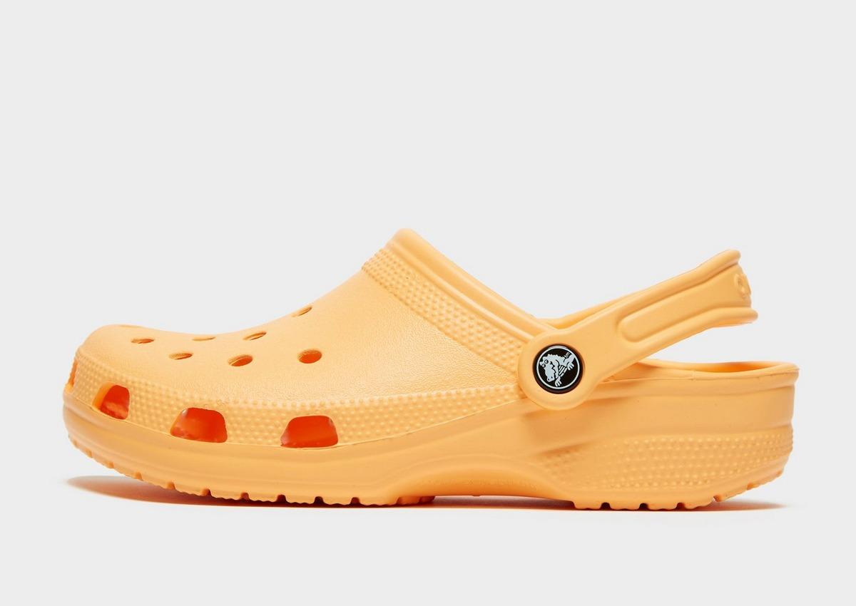 crocs orange clogs