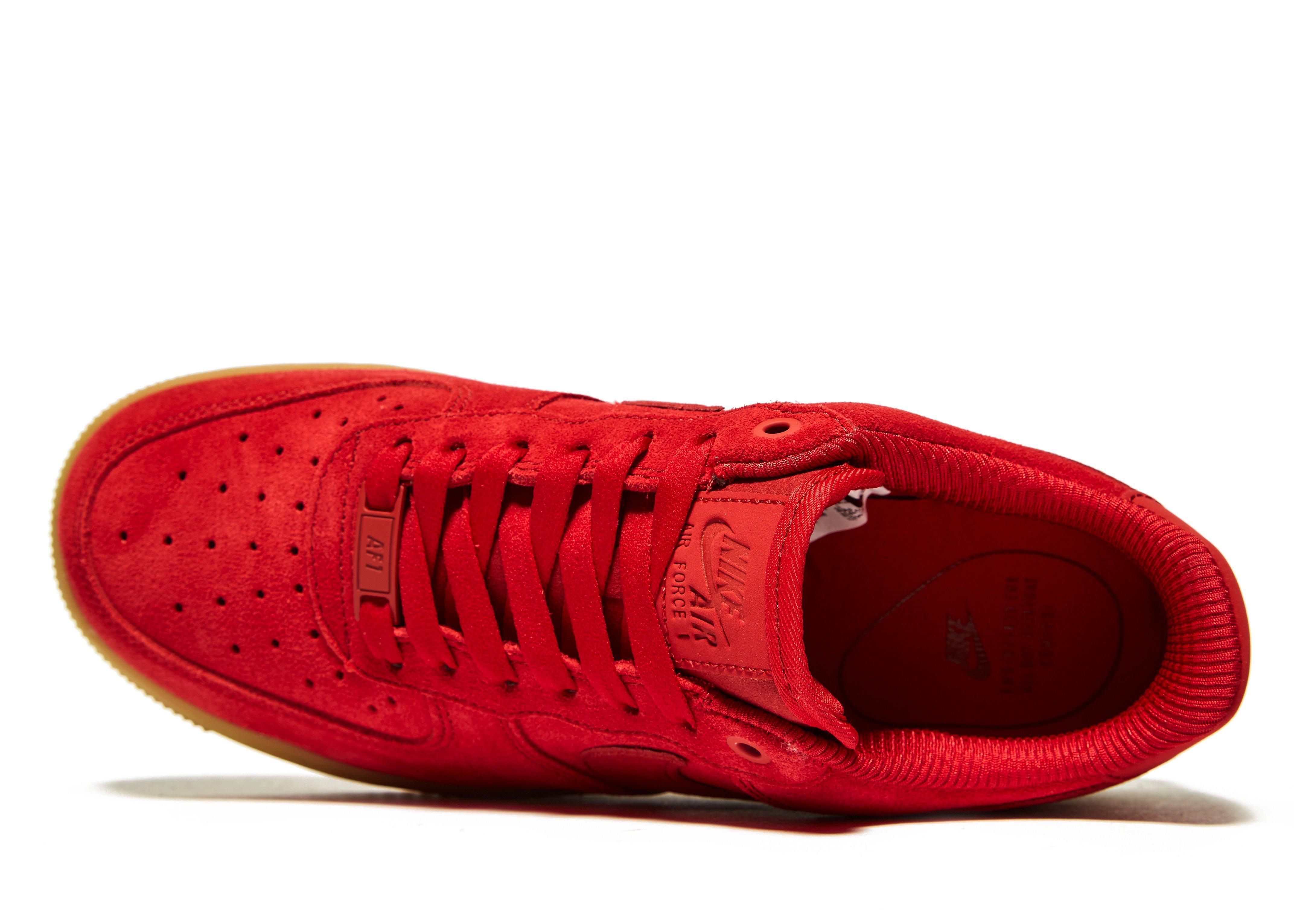 red bottom nike af1
