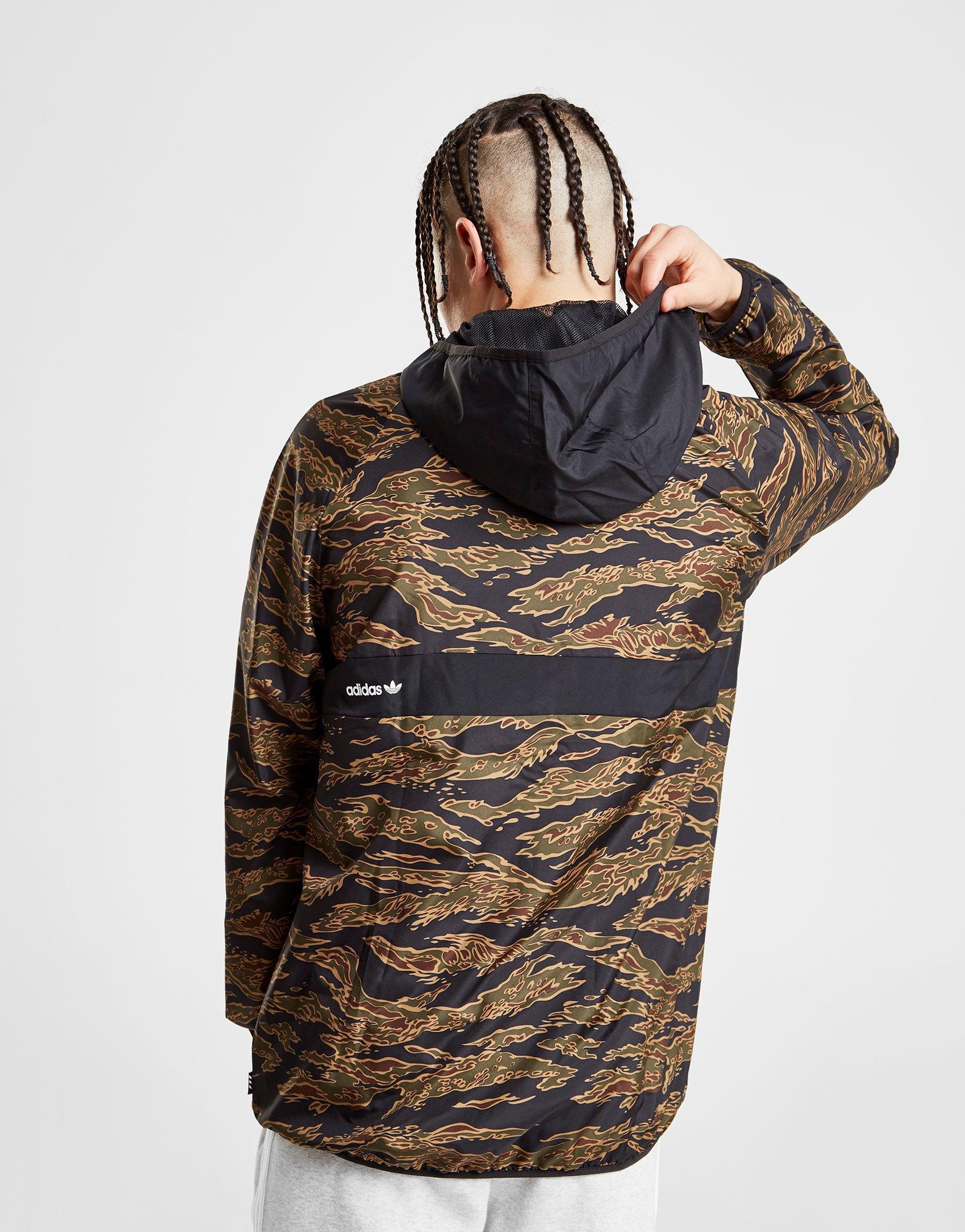adidas originals tiger camouflage windbreaker jacket
