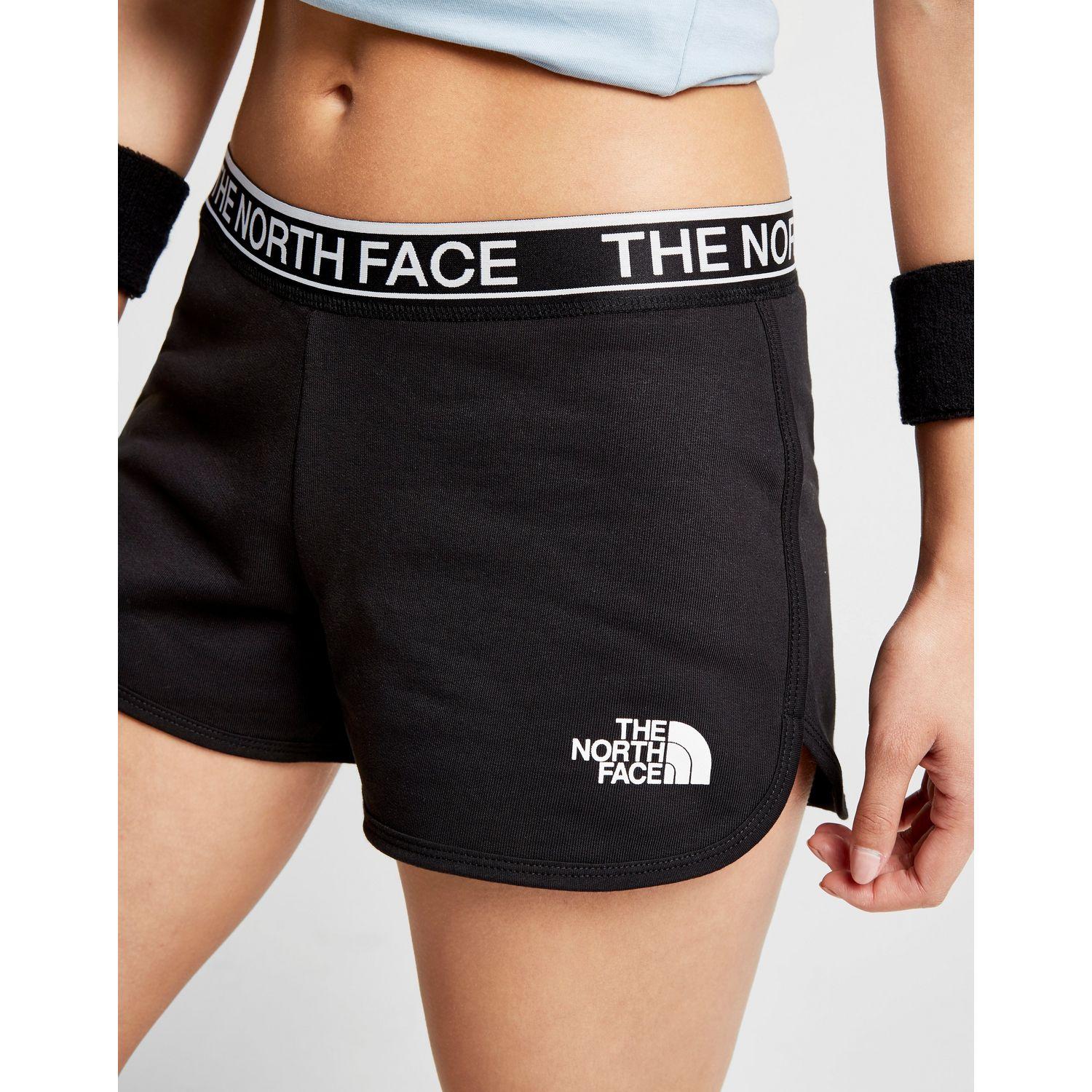 the north face tape fleece shorts
