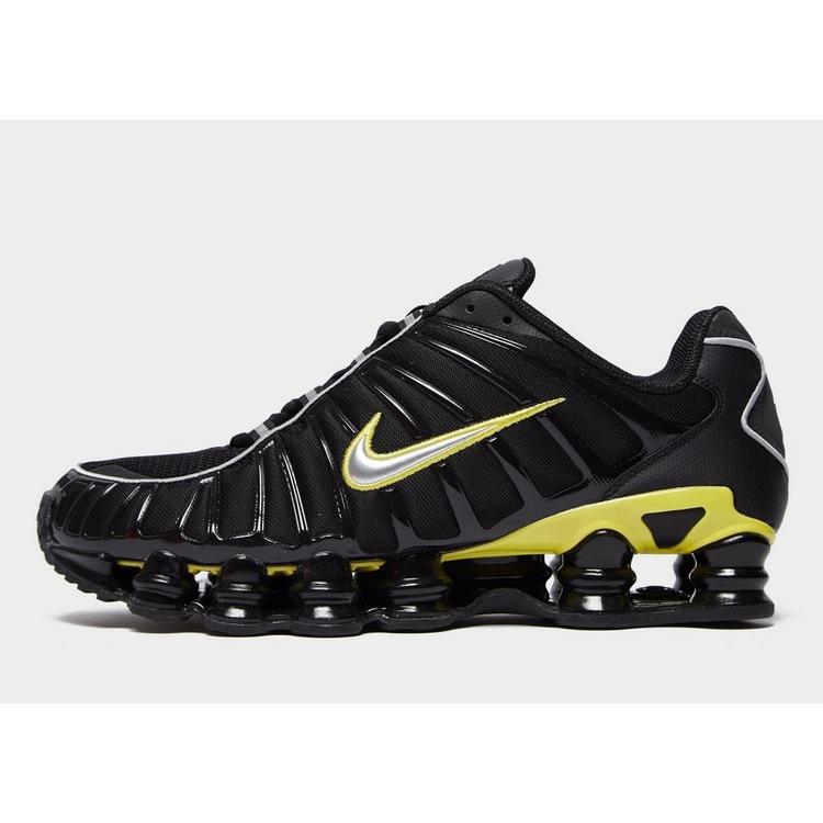 black yellow nike shox