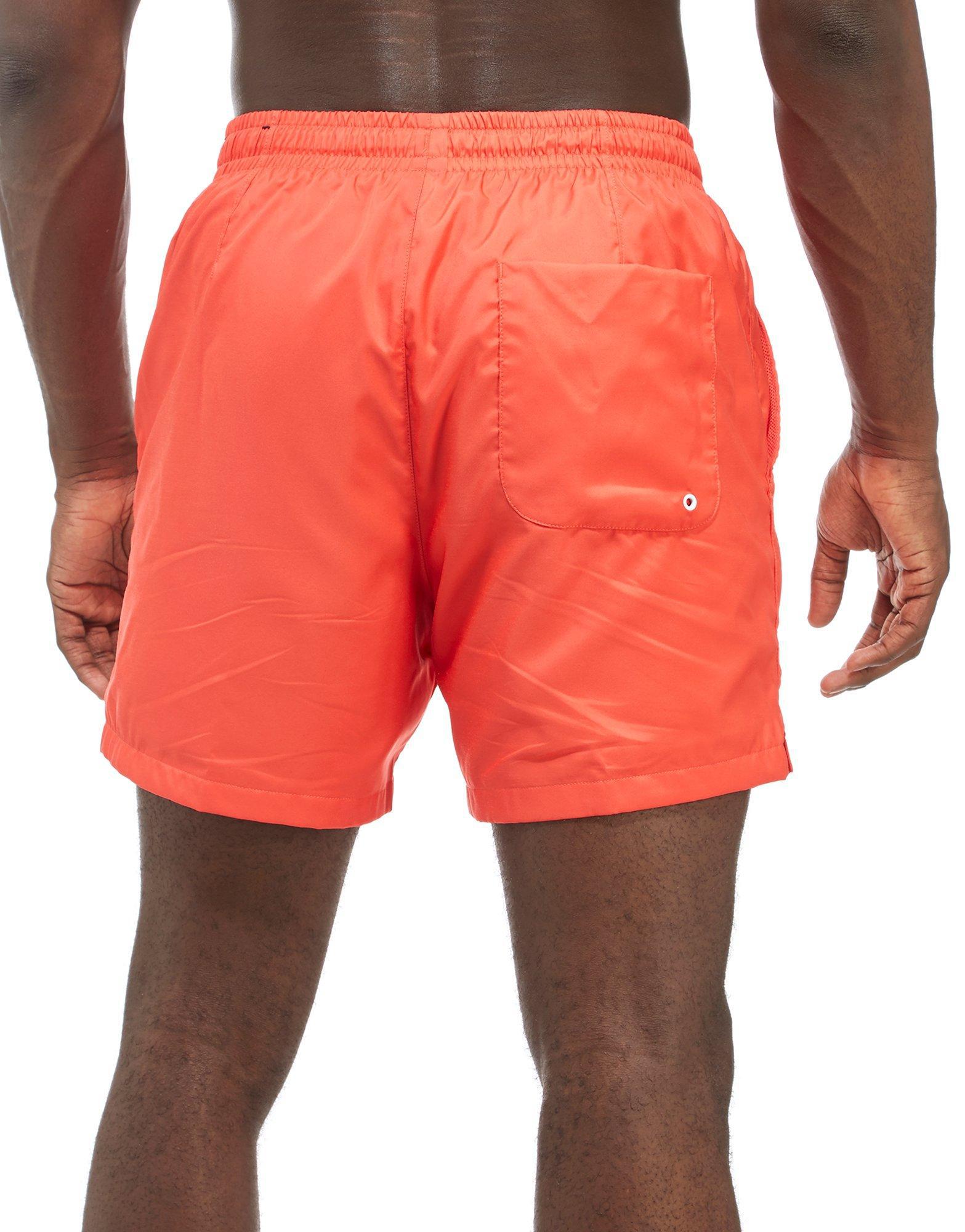 Nike Synthetic Flow Shorts in Red/White (Red) for Men - Lyst