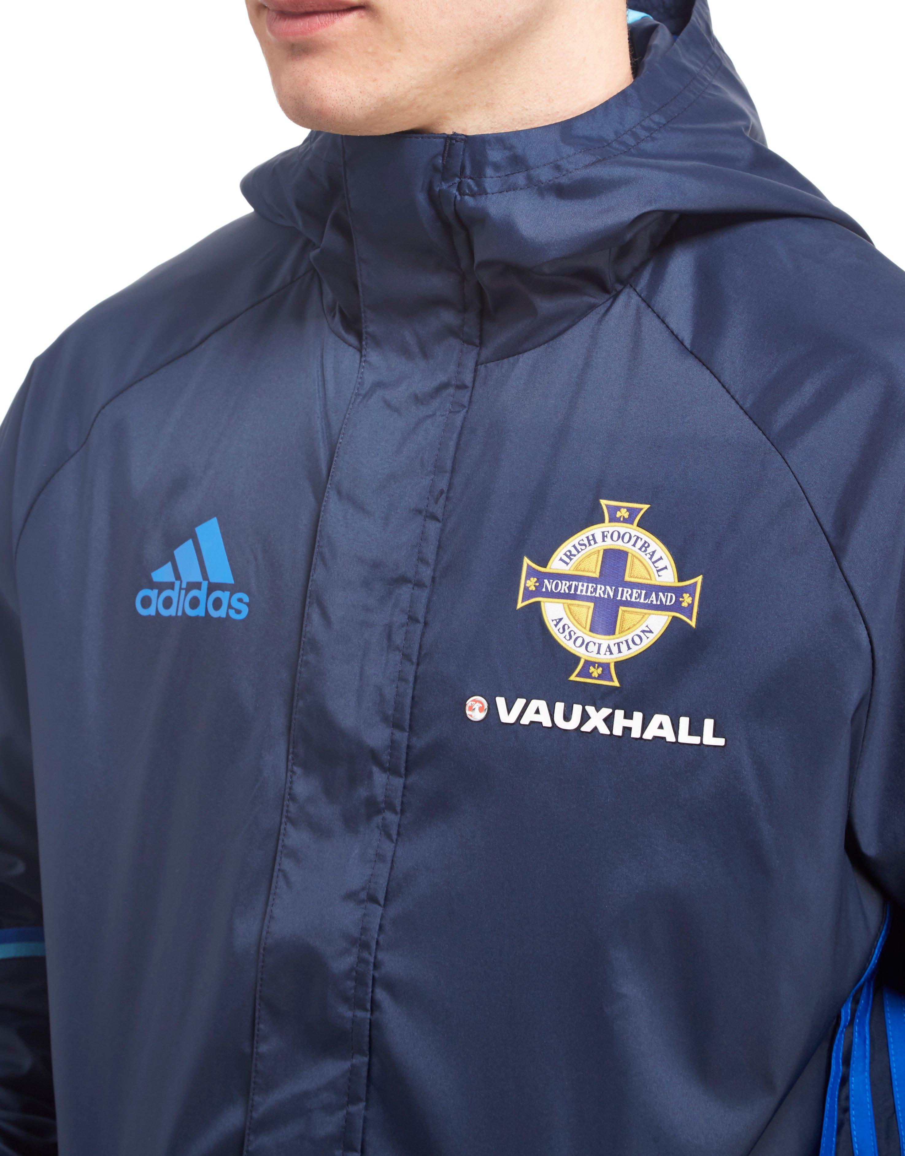 adidas Synthetic Northern Ireland 2016/17 Rain Jacket in Navy (Blue
