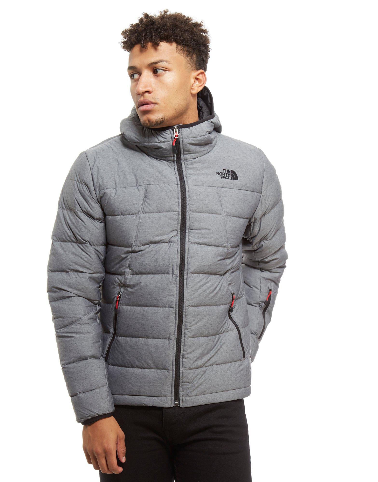 The North Face Synthetic Shark Down Padded Jacket in Grey ...