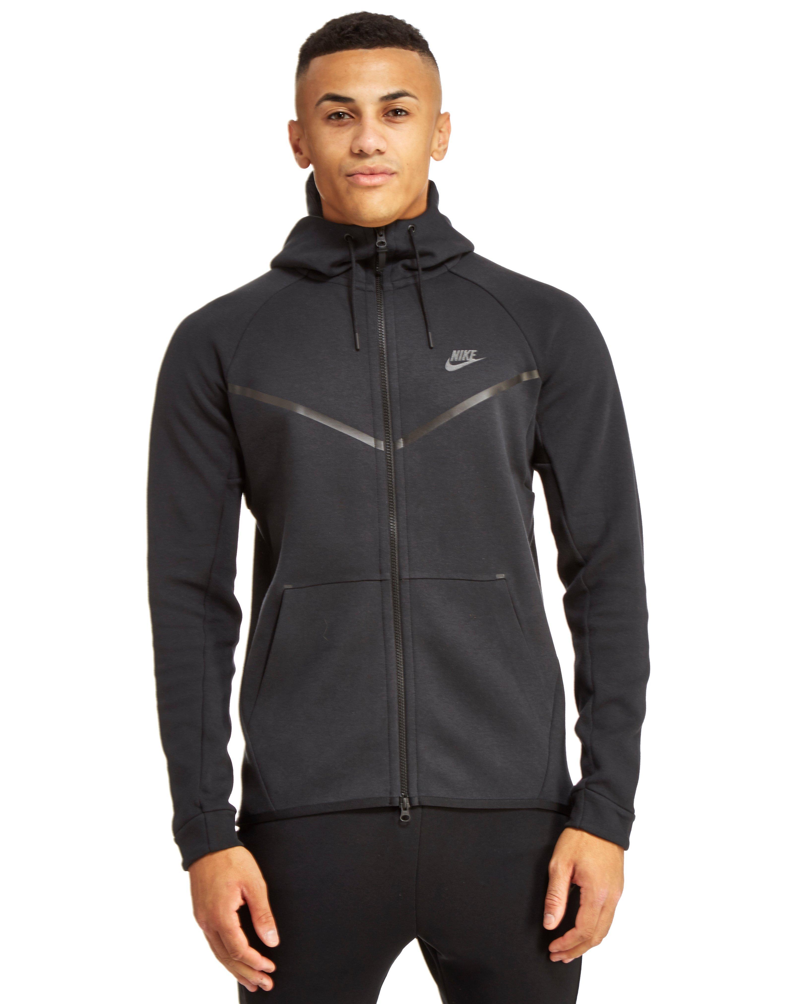 Nike Tech Fleece Windrunner Hoody in Black for Men - Lyst