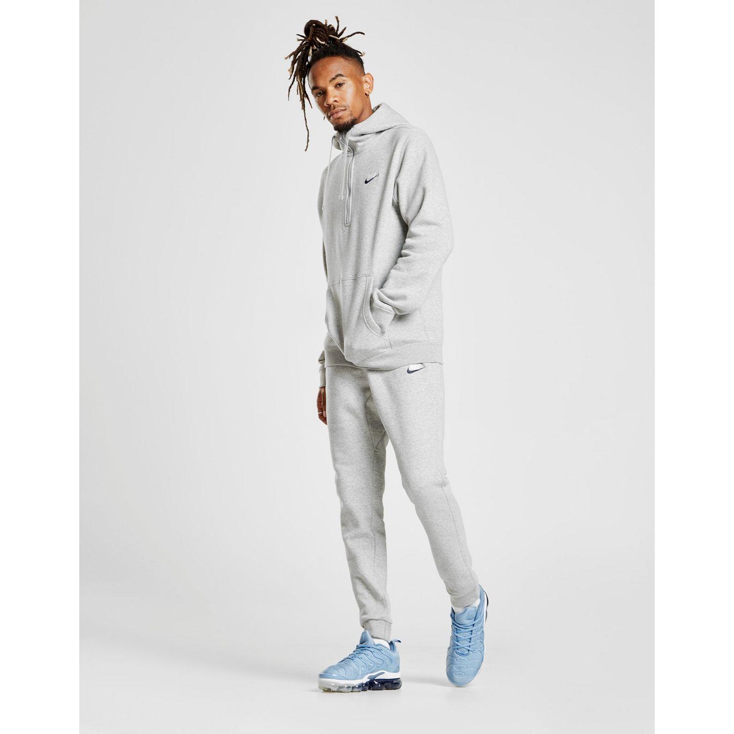 Nike Foundation Cuffed Fleece Joggers in Grey/Black (Gray) for Men - Lyst