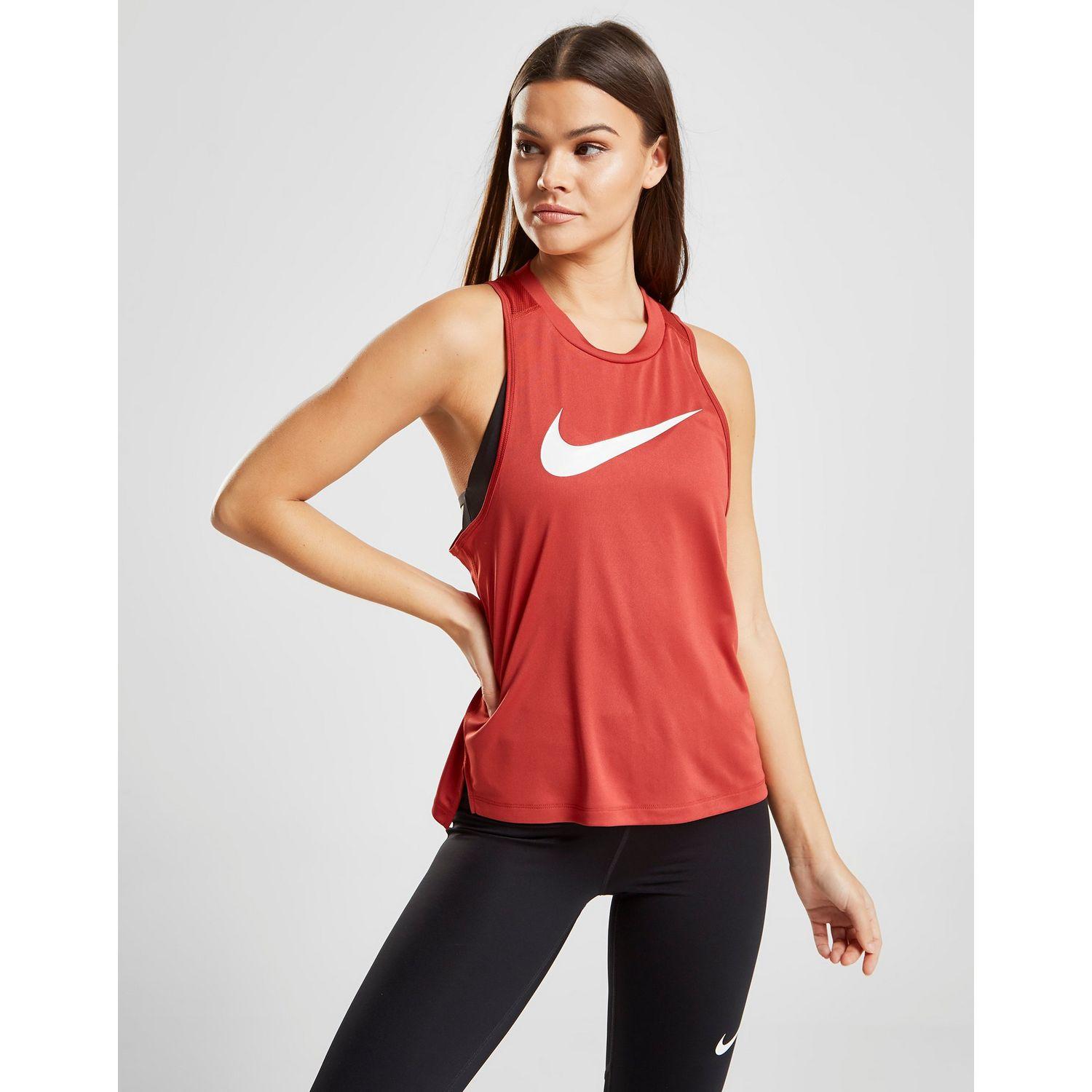 nike running miler swoosh tank top