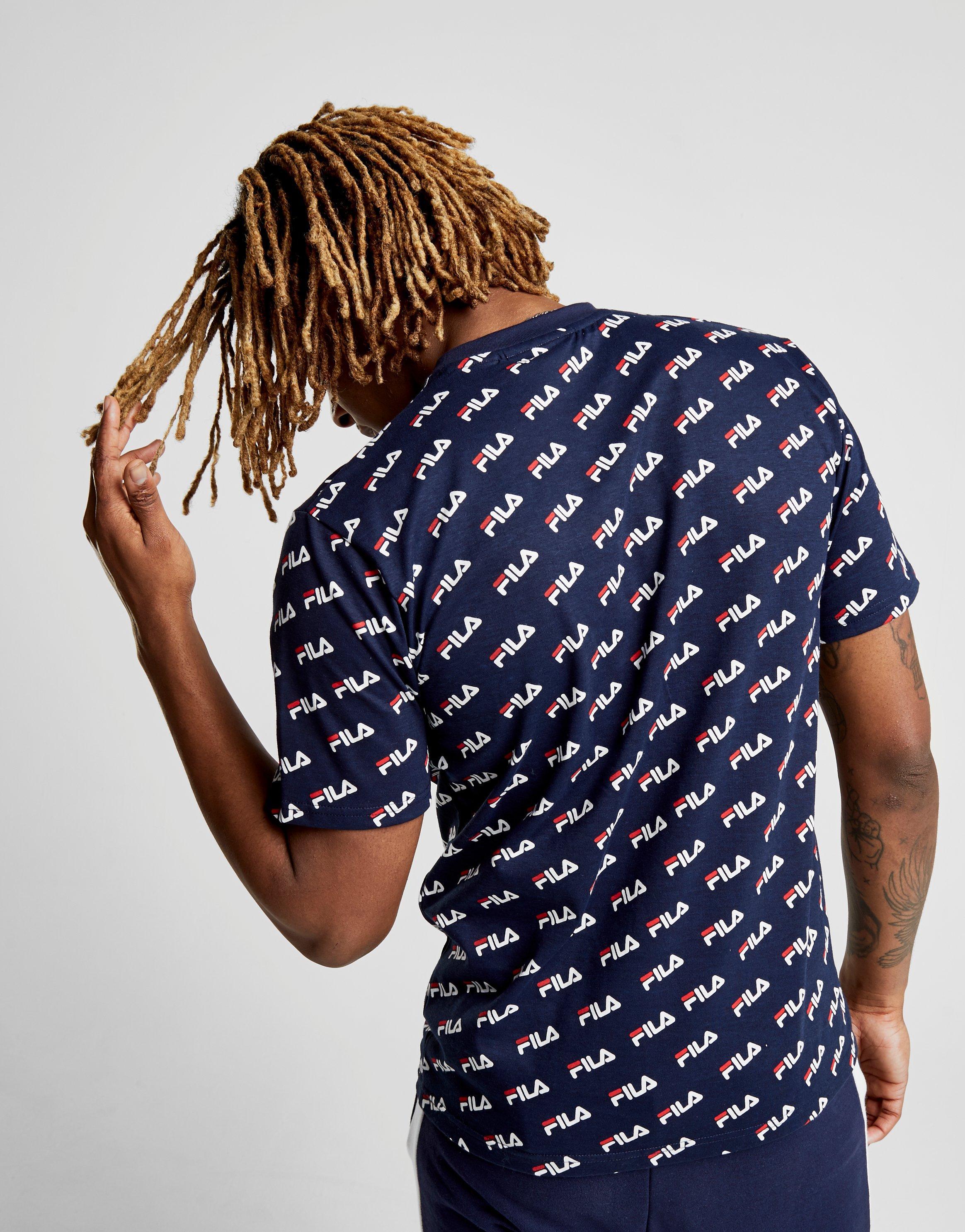 fila all over print tee