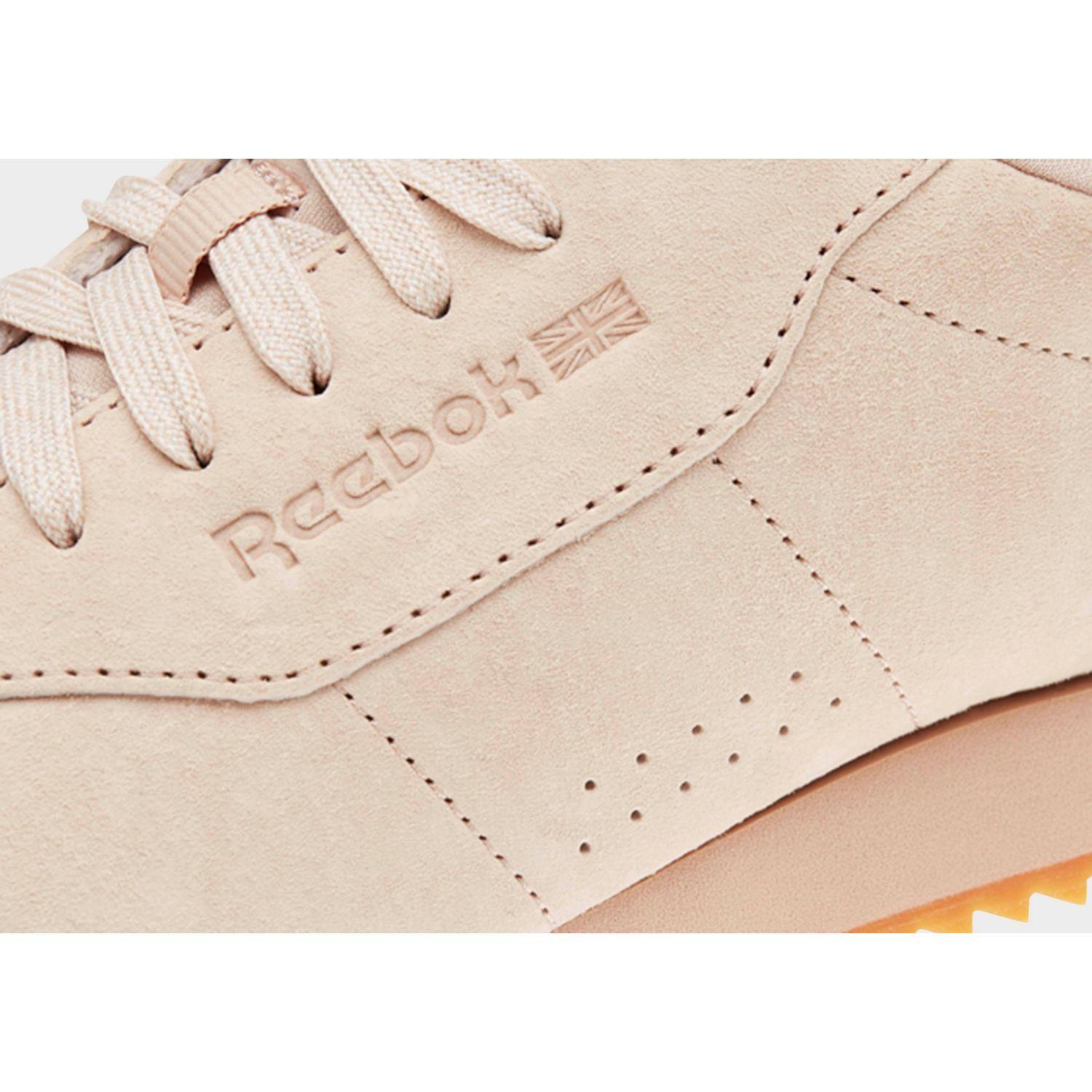 Reebok Leather Princess Ripple in Natural - Lyst