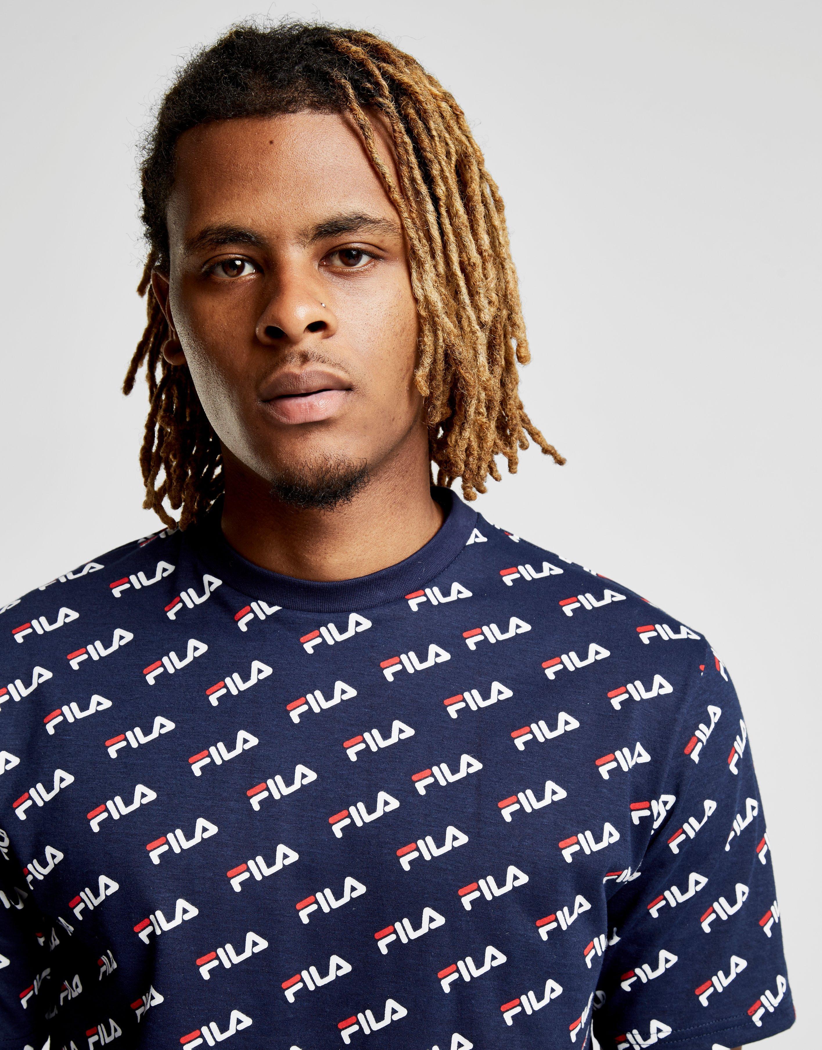 fila all over print t shirt