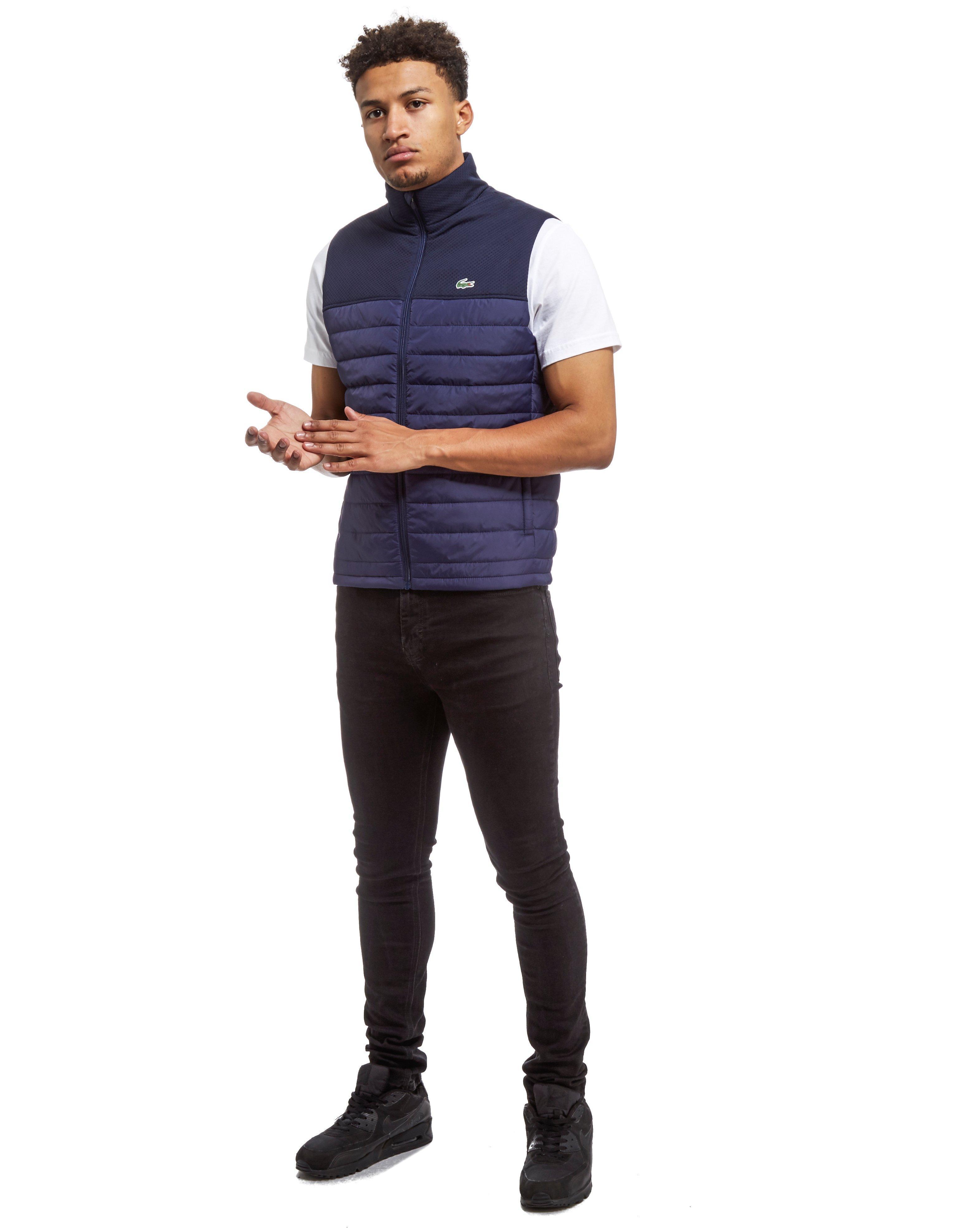 lacoste padded gilet