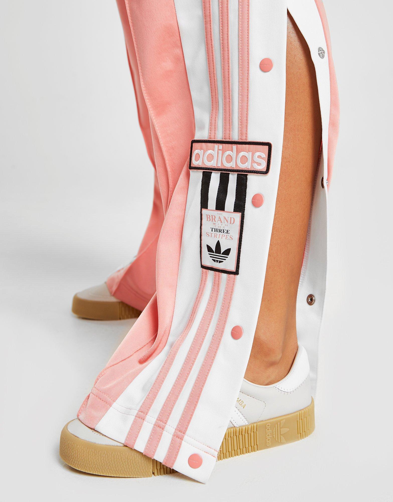 adibreak track pants pink