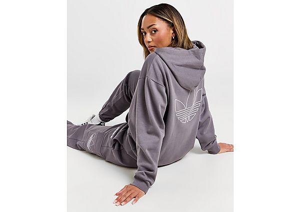 adidas Originals Shine Boyfriend Overhead Hoodie in Black Lyst UK