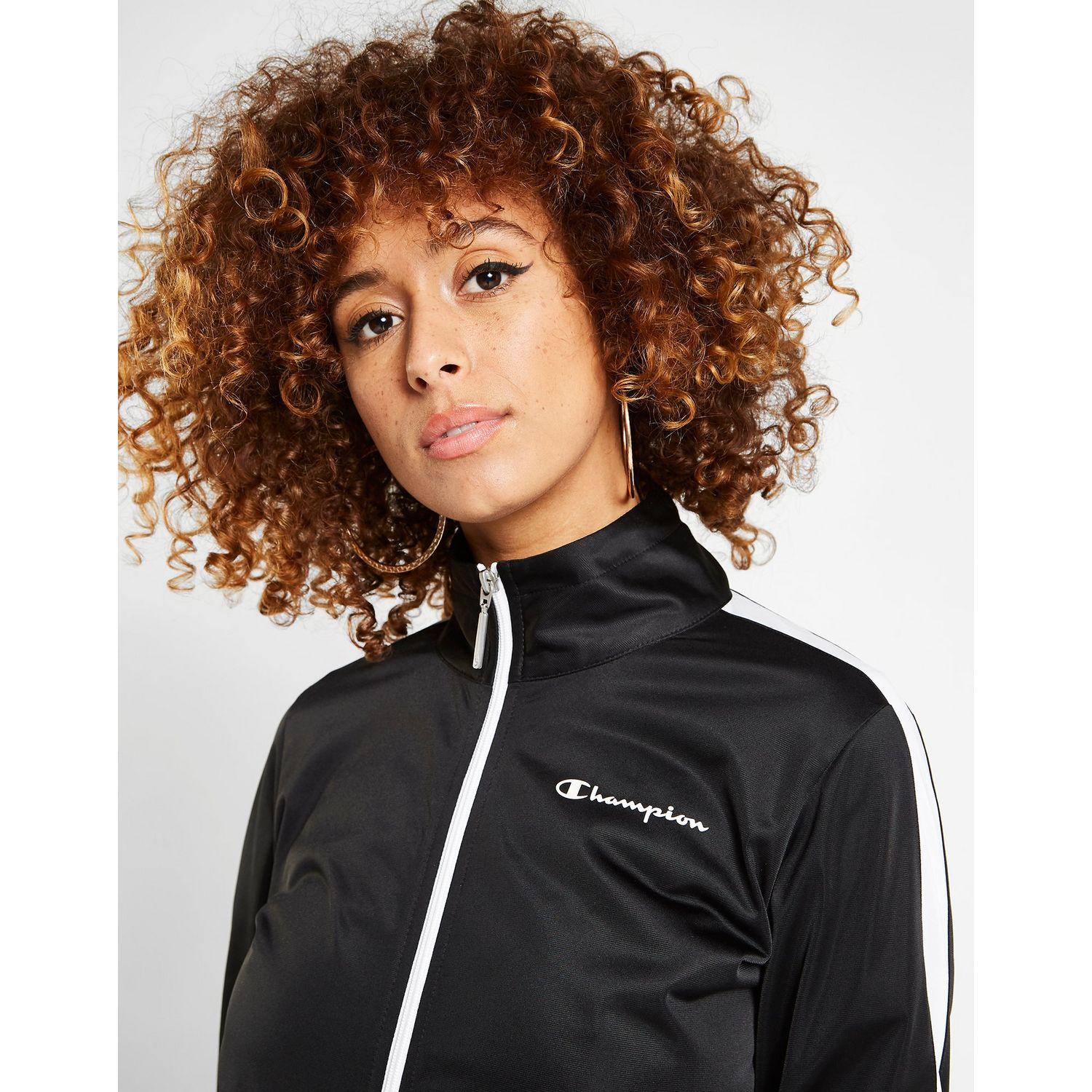 champion logo stripe tracksuit