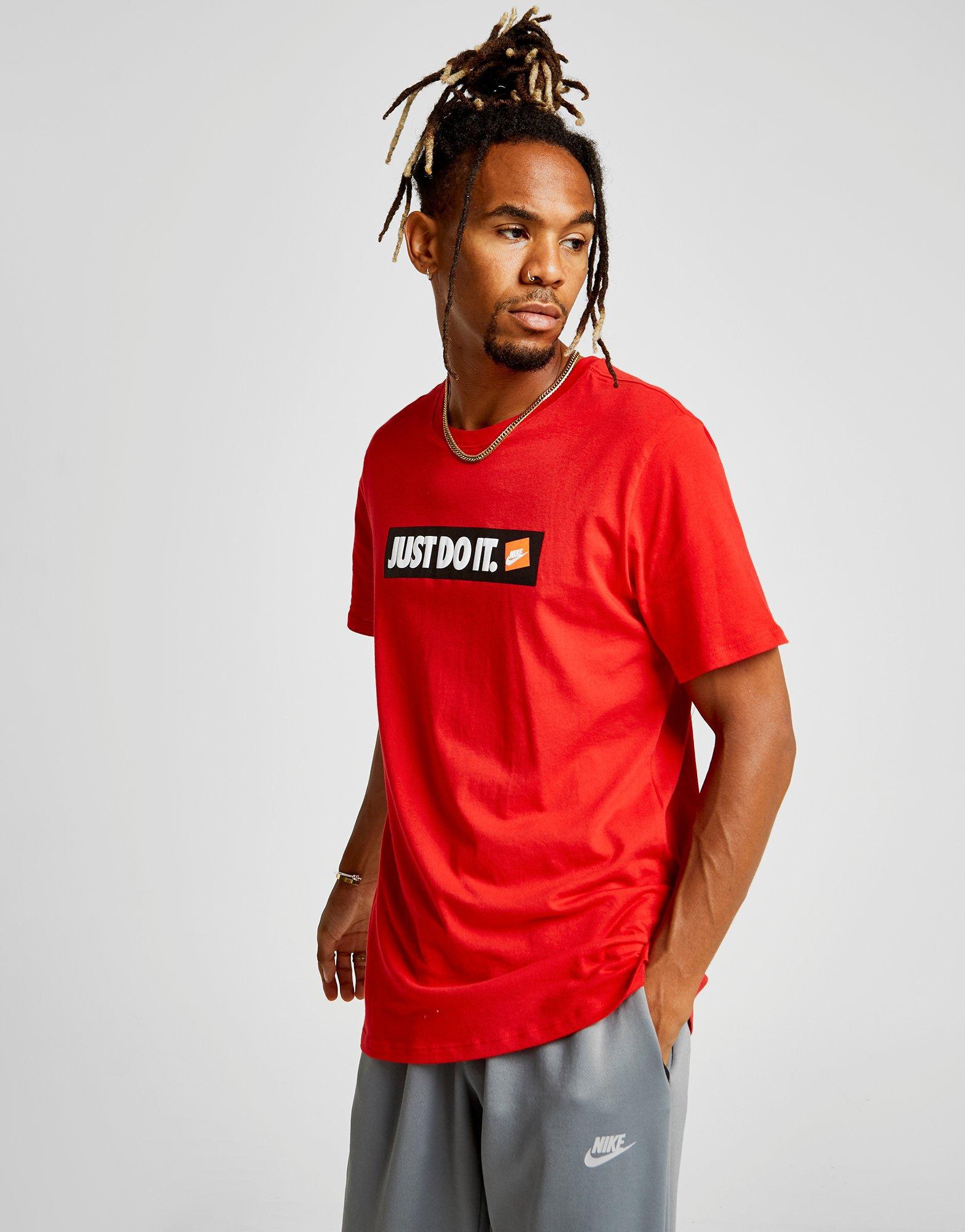 red just do it shirt