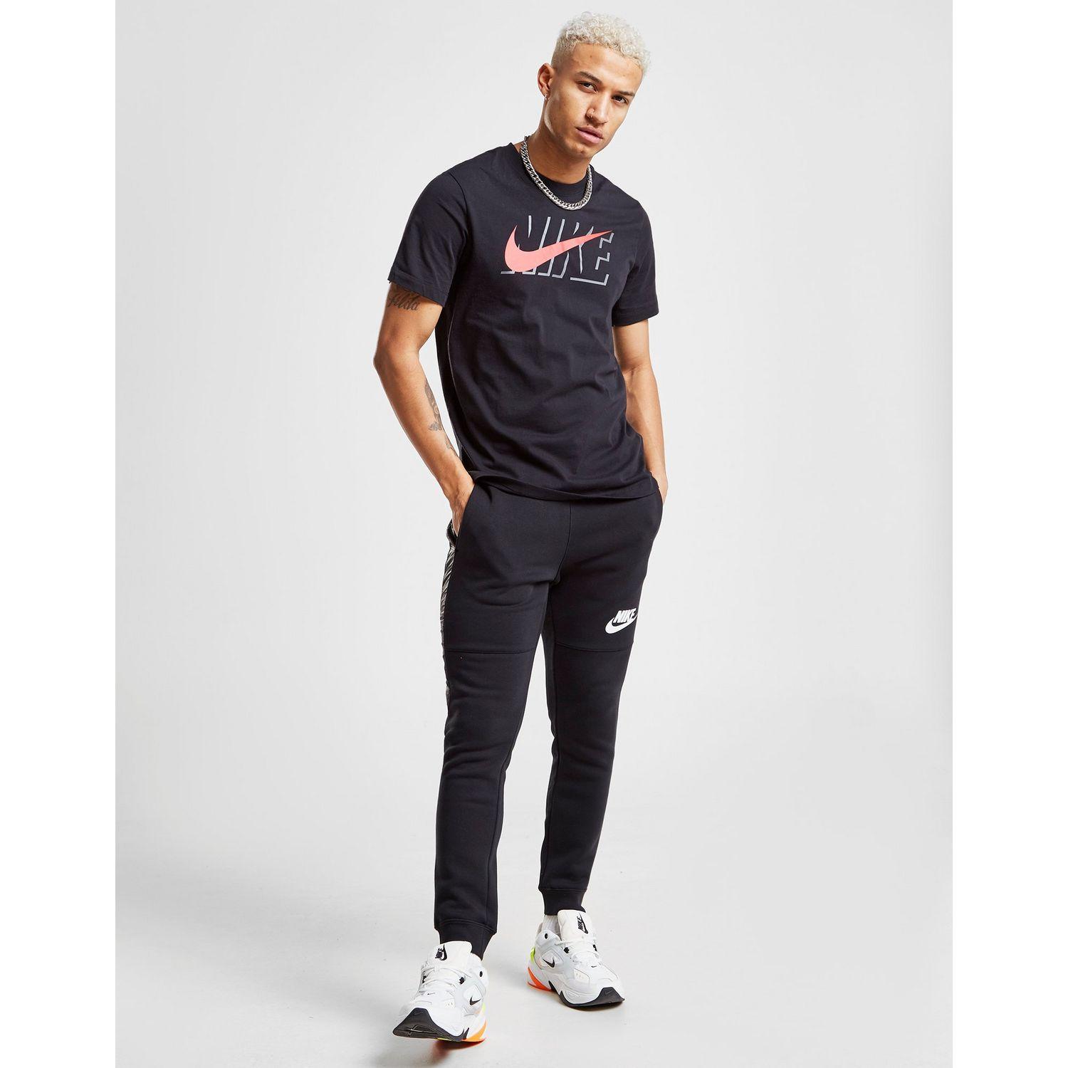 Nike Hybrid Fleece Joggers in Black for Men Lyst