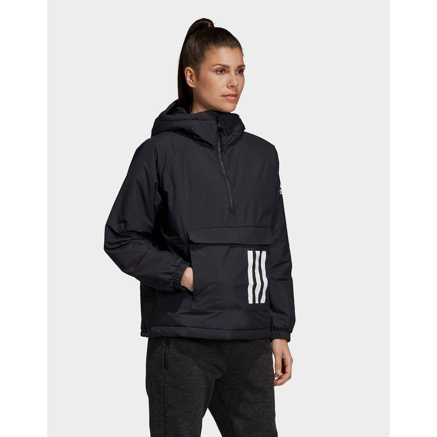 adidas Originals Synthetic Insulated Anorak in Black - Lyst
