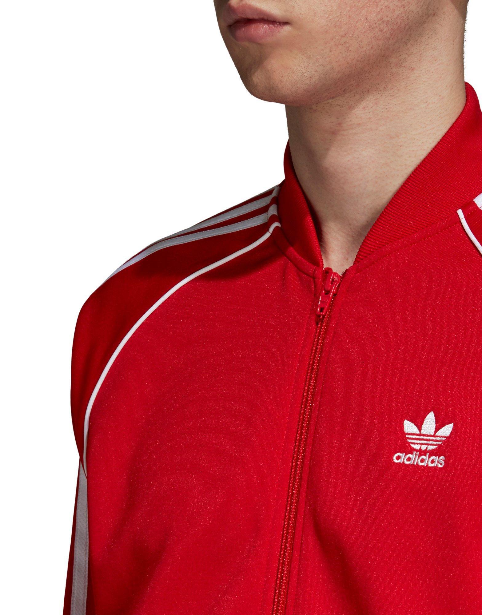 adidas Sst Track Jacket in Scarlet (Red) for Men - Lyst