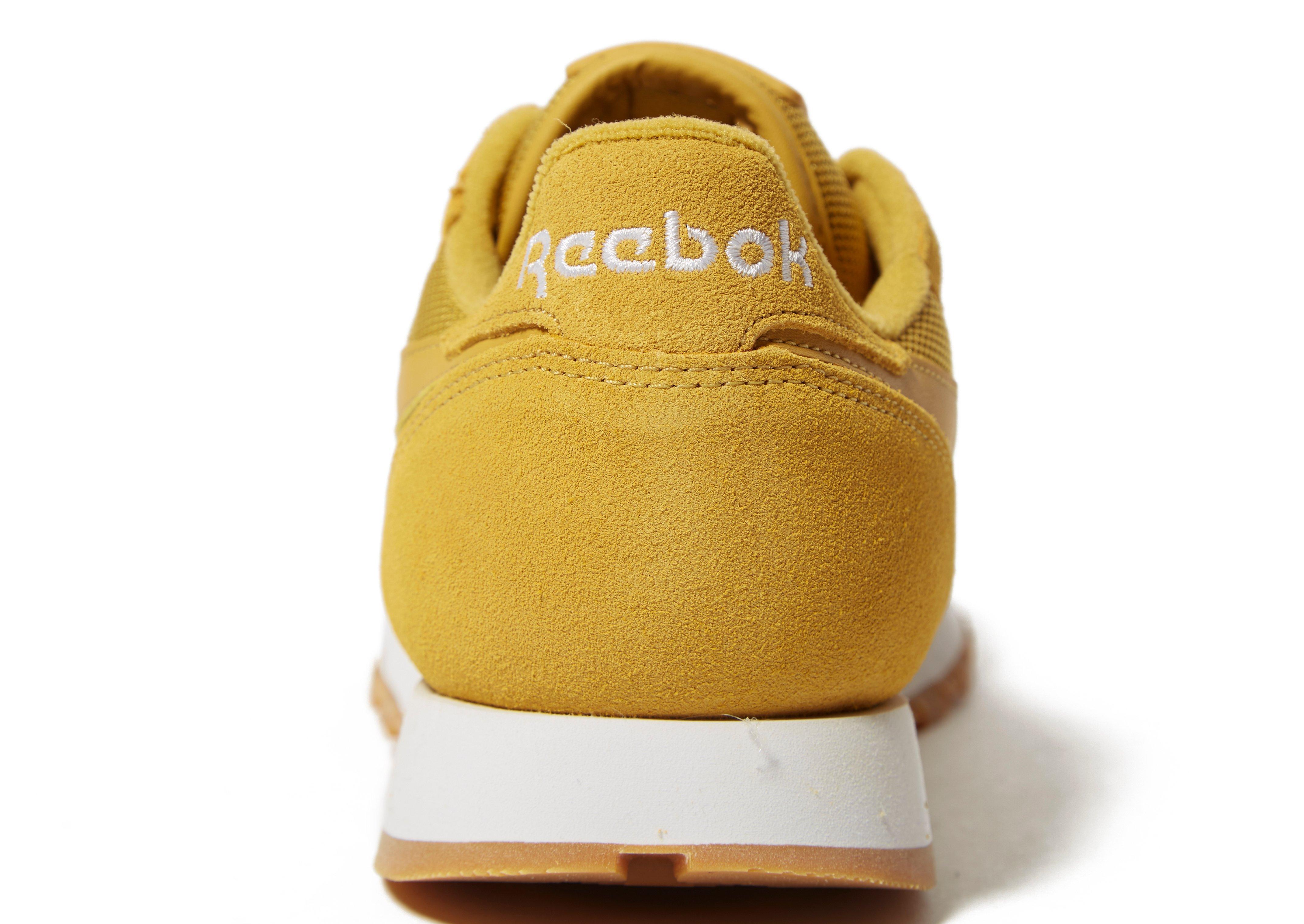 reebok classic mustard yellow